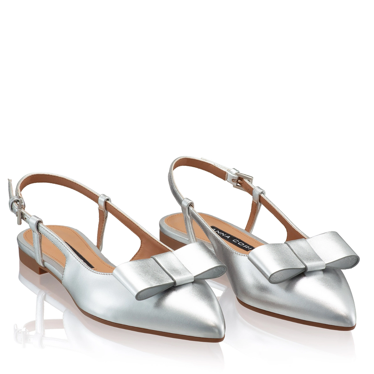 Imagine Pantofi Casual Dama 7528 Laminato Argento