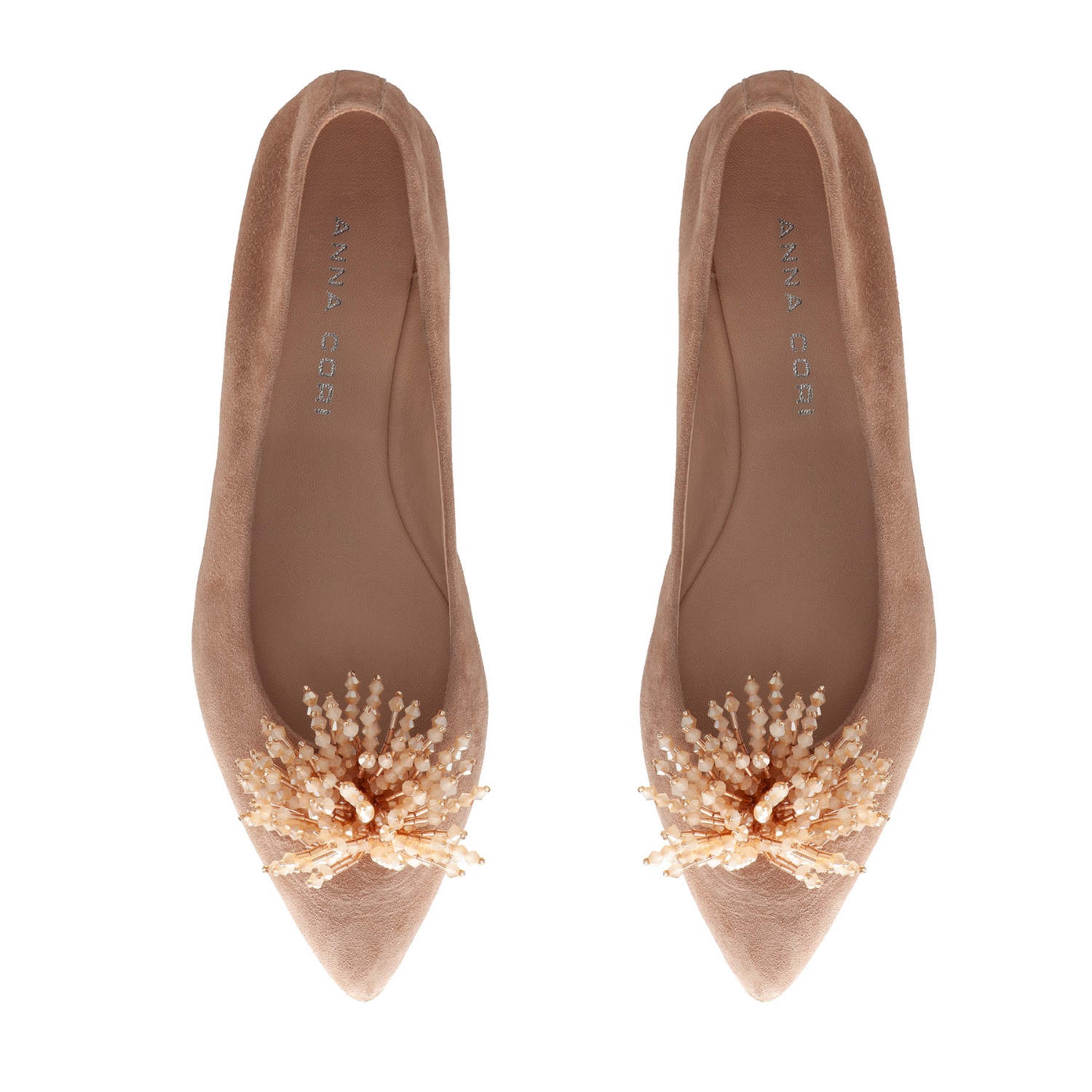 Picture of Women Ballerina Flats 8362 Camoscio Fard