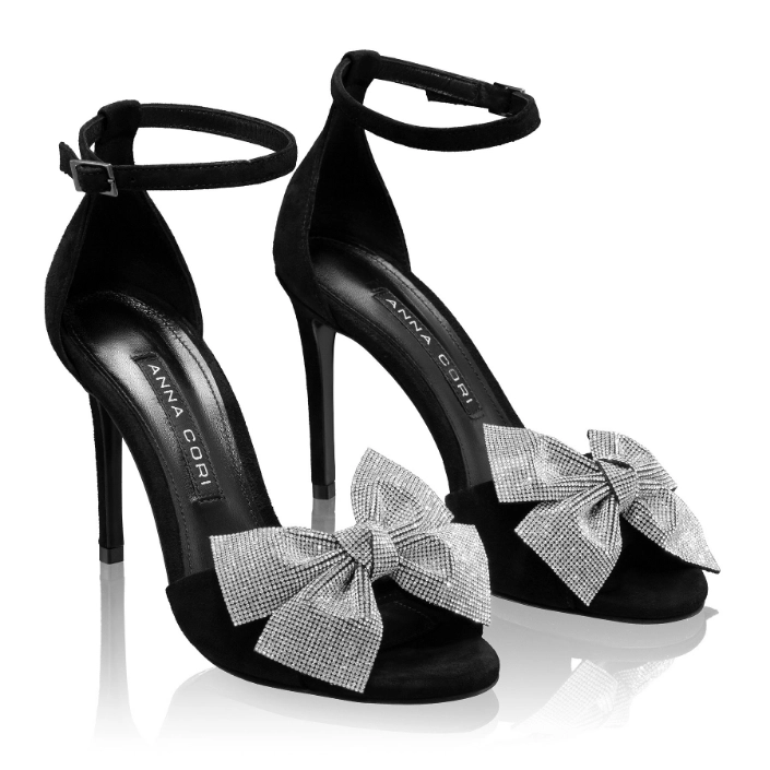 Sandale Dama 8464 Camoscio Negru Sandale Dama 8464 Camoscio Negru