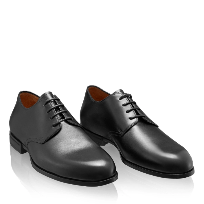 Men Handmade Elegant Shoes 7773 Vitello Black