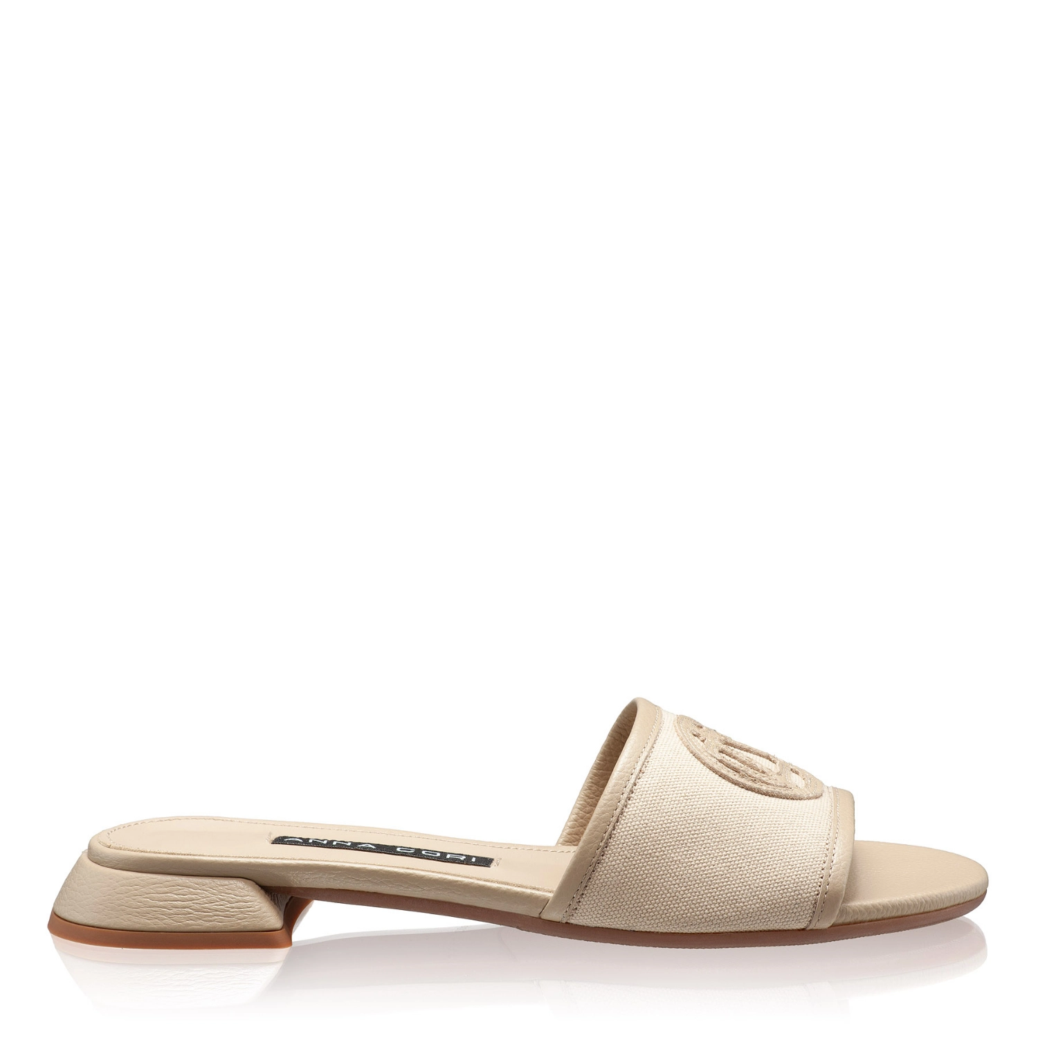 Picture of Women Leather Mules 8082 Bottalato+Tess Taupe