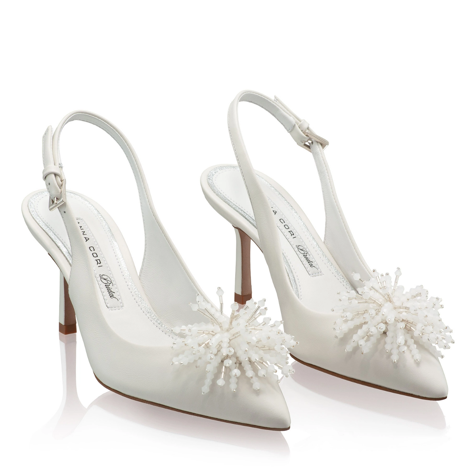 Imagine Pantofi Decupati Dama 8434 Vitello Alb