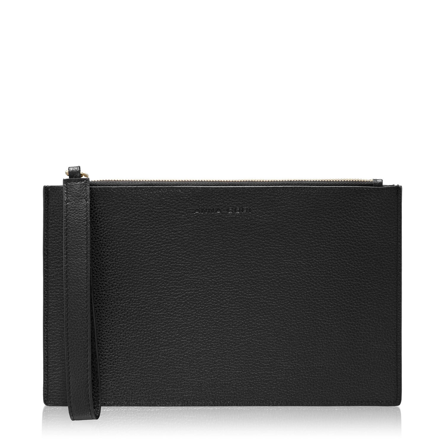 Picture of Leather Women Pouch Wallet LUNA Bottalato Black