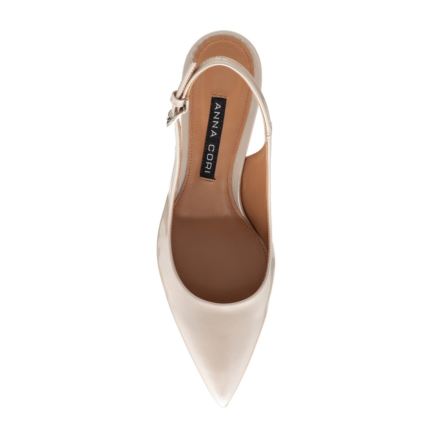 Imagine Pantofi Decupati Dama 8427 Lac Bej