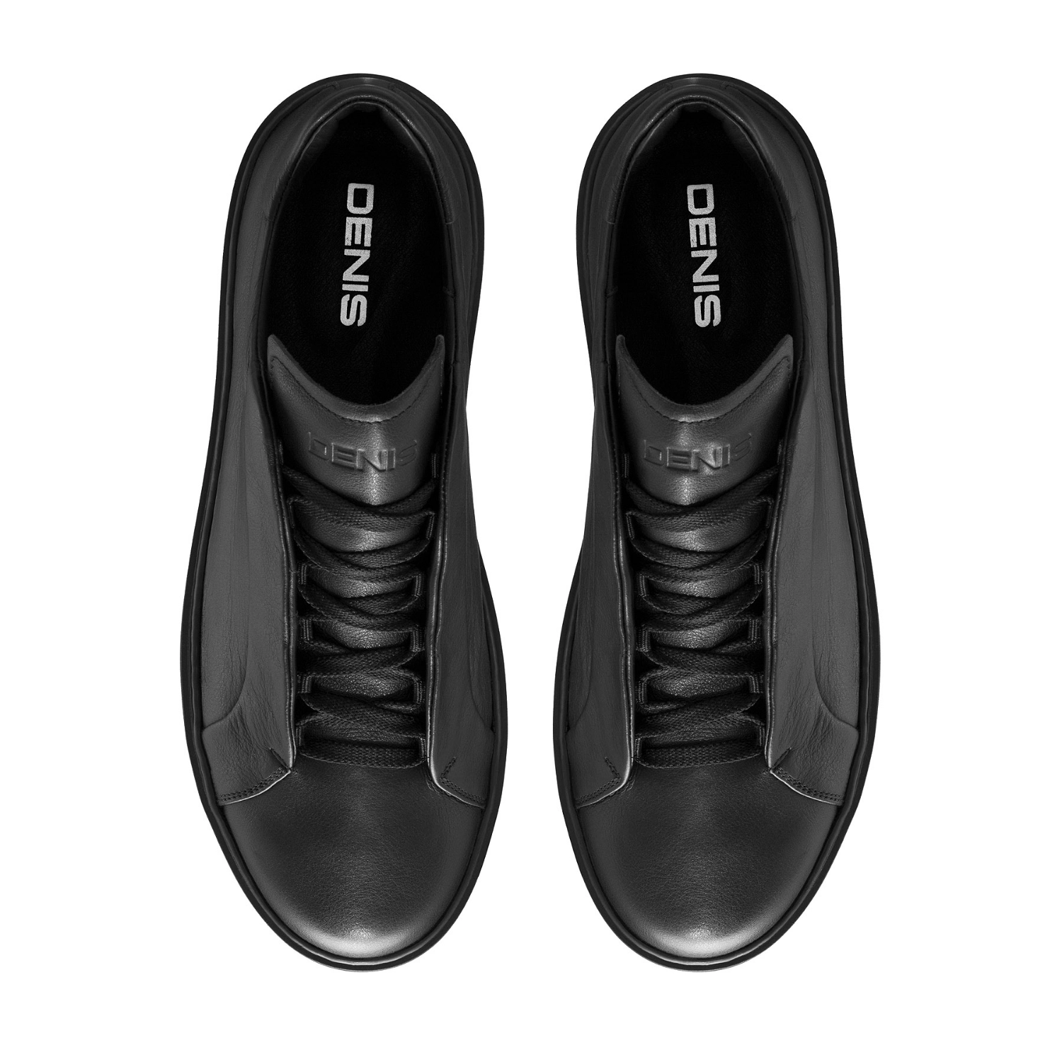 Picture of Men Leather Sport Shoes 7772 Vitello Black