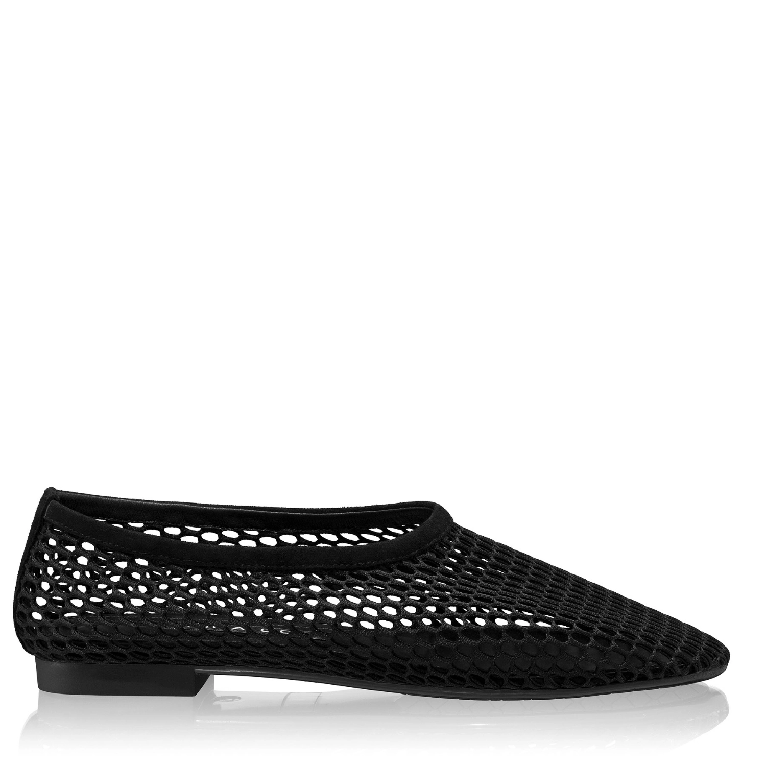 Picture of Women's Ballerinas 8442 Suede+Mesh Black