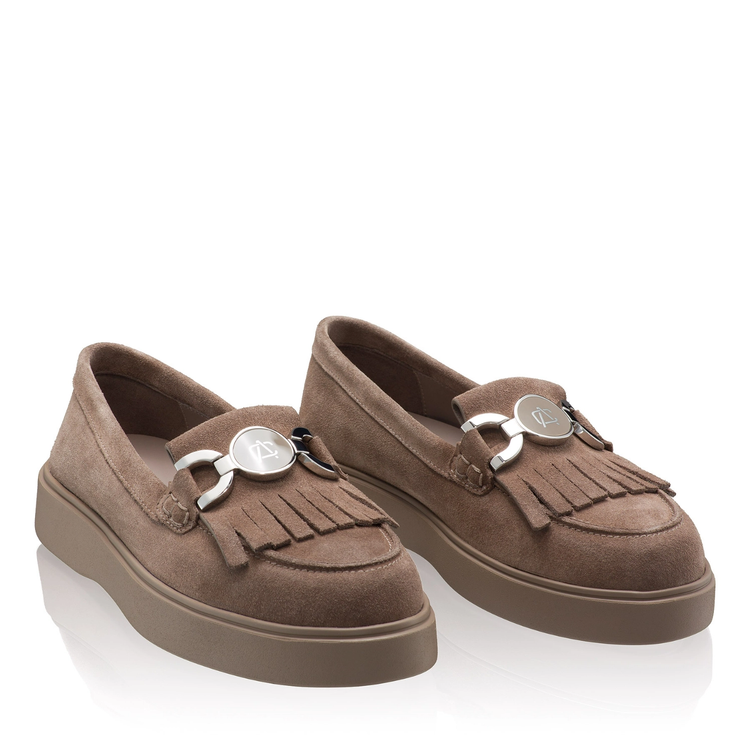 Imagine Pantofi Casual Dama 8137 Crosta Gri