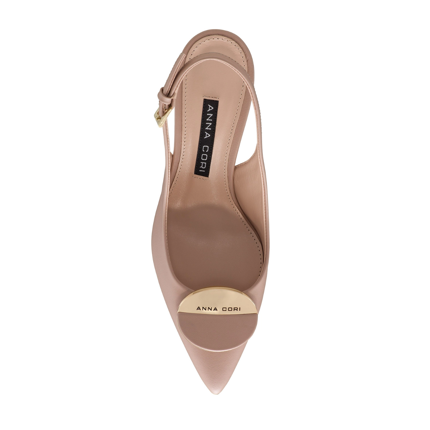 Imagine Pantofi Decupati Dama 8062 Vitello Nude