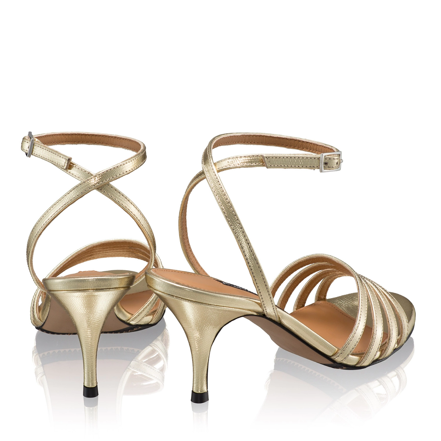 Imagine Sandale Dama 8424 Laminato Stamp Platino