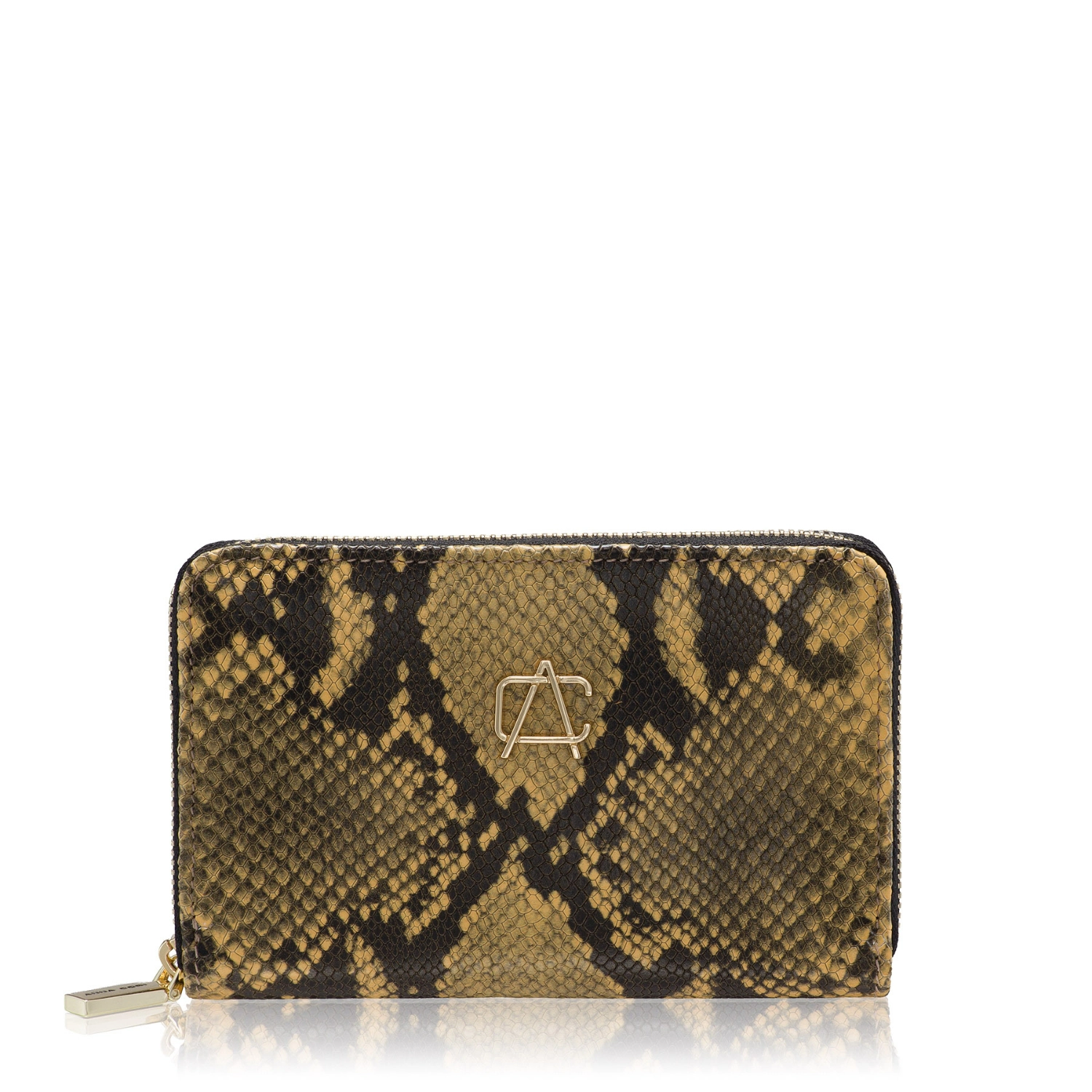 Imagine Portofel dama ARIS PITONE GALBEN
