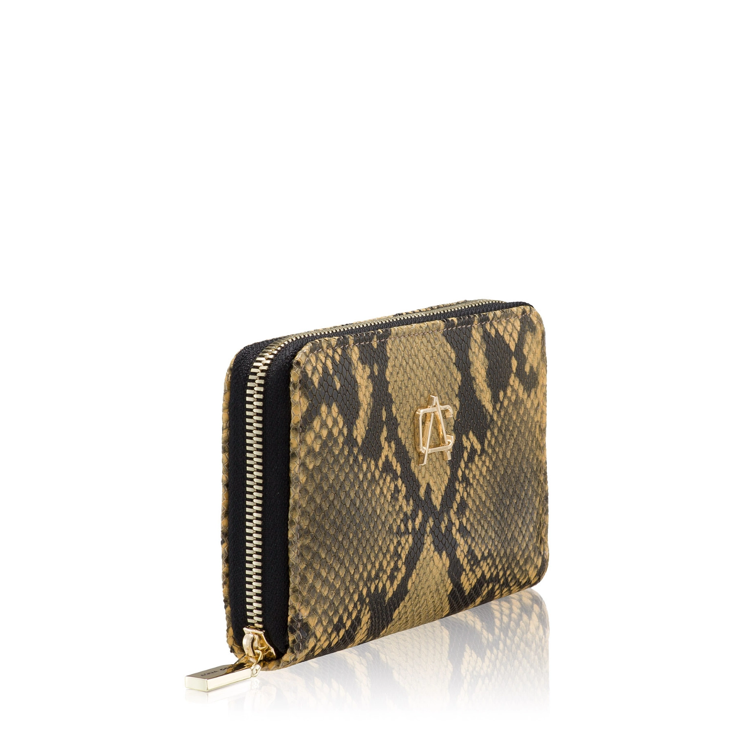 Imagine Portofel dama ARIS PITONE GALBEN