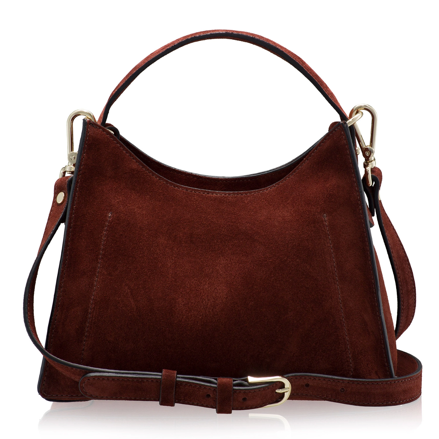 Picture of Women Leather Hand Bag HELEN 02 CROSTA BROWN