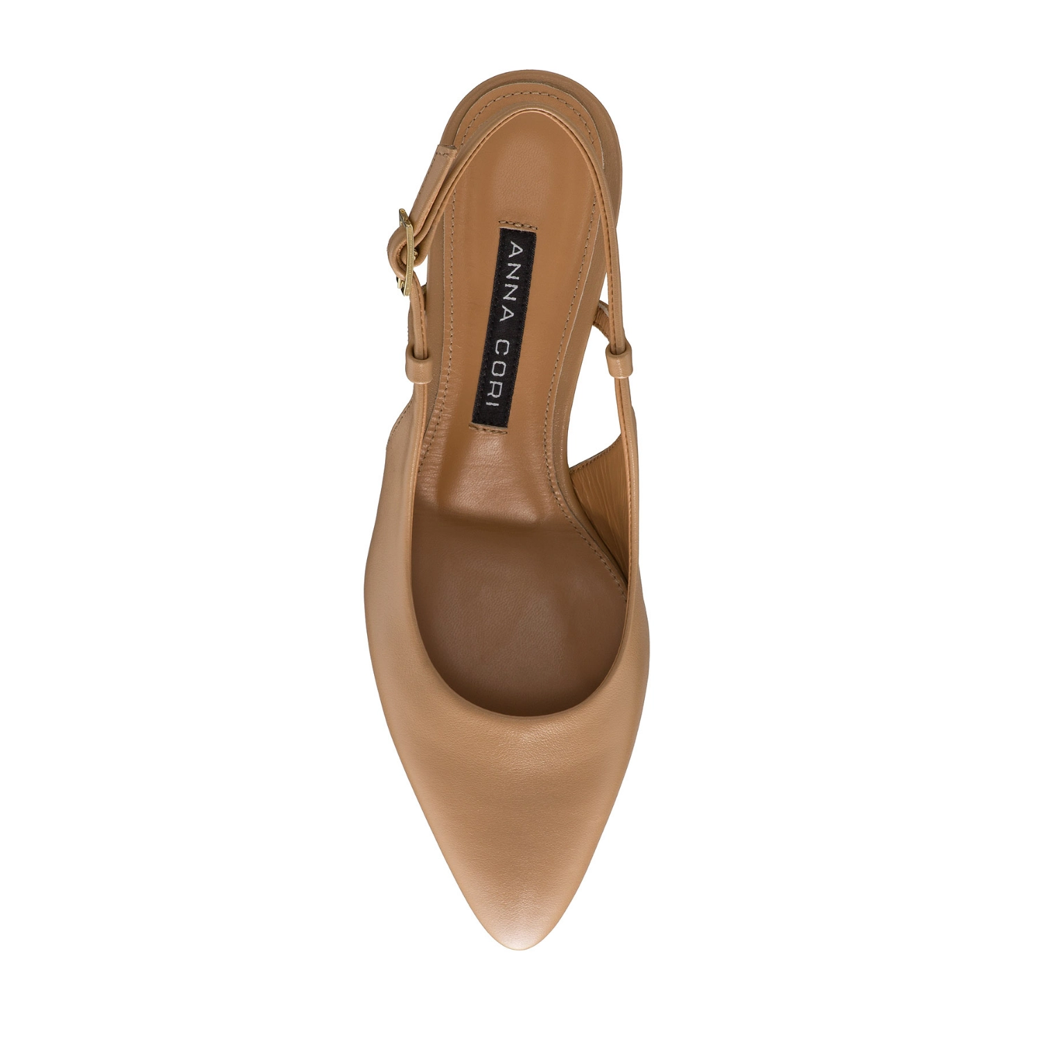 Imagine Pantofi Decupati Dama 8400 Vitello Cappuccino