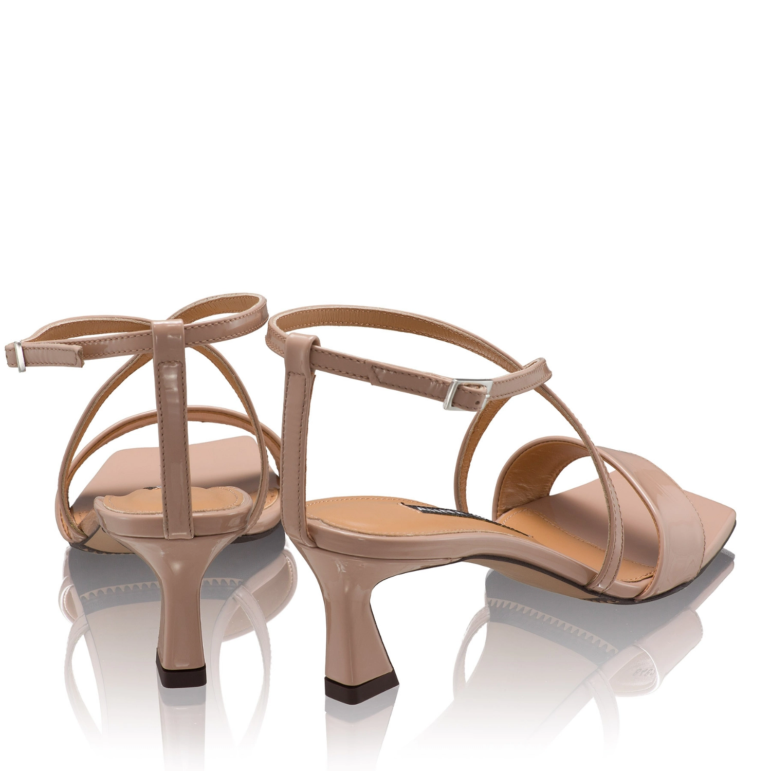 Picture of Women Leather Sandals 8482 Patent Nude