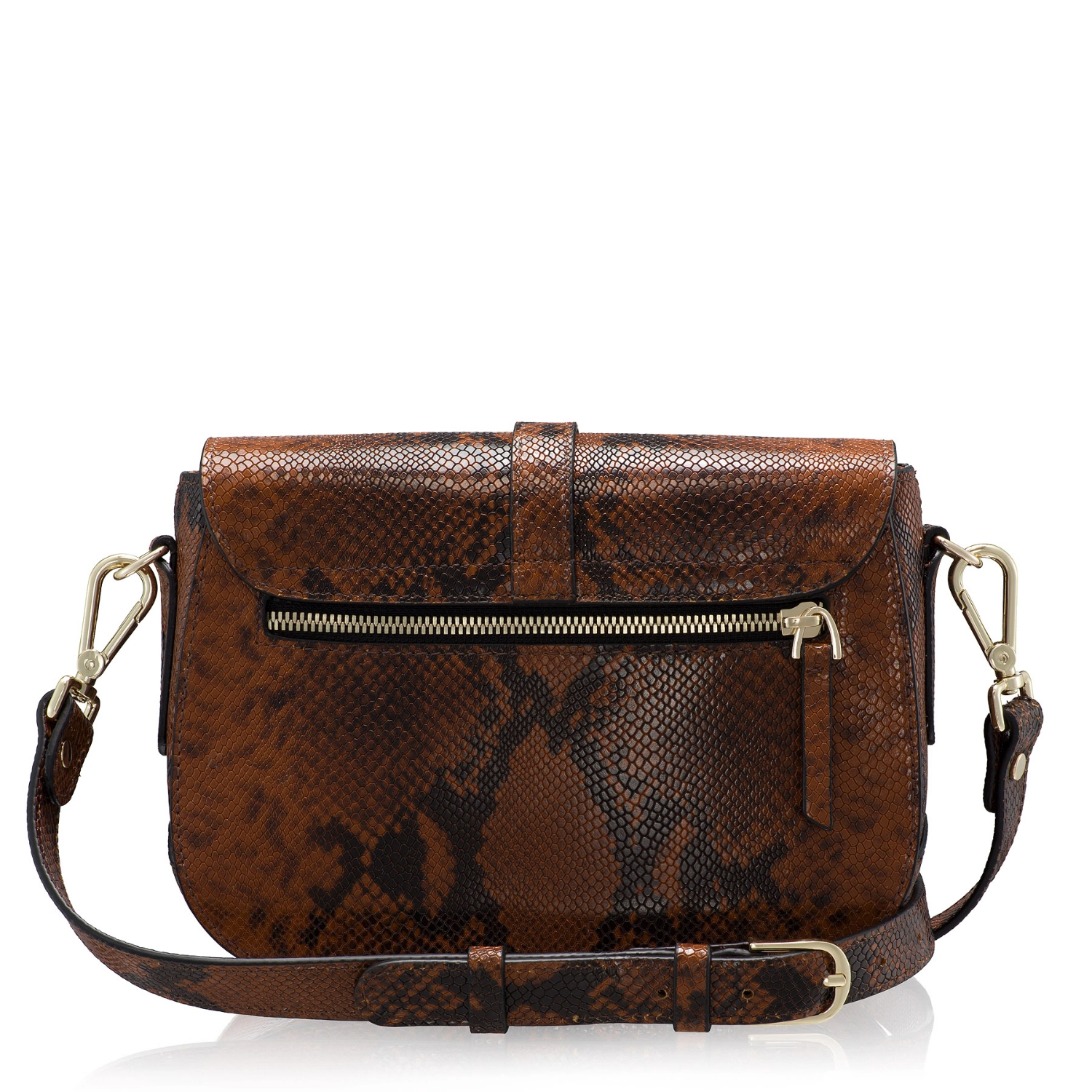 Imagine Geanta dama de umar MARIEL 02 PITONE T.MORO