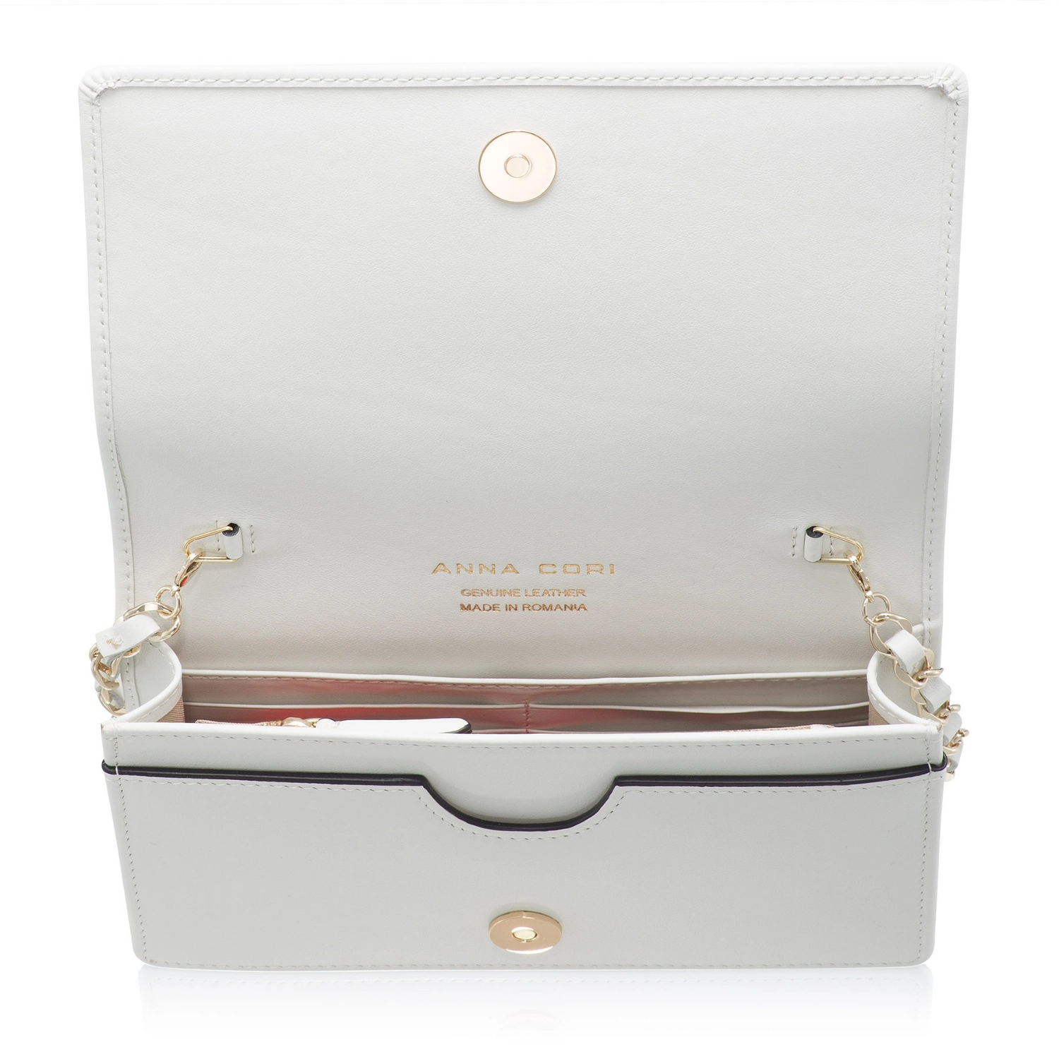 Imagine Geanta dama plic ARNA VITELLO ALB