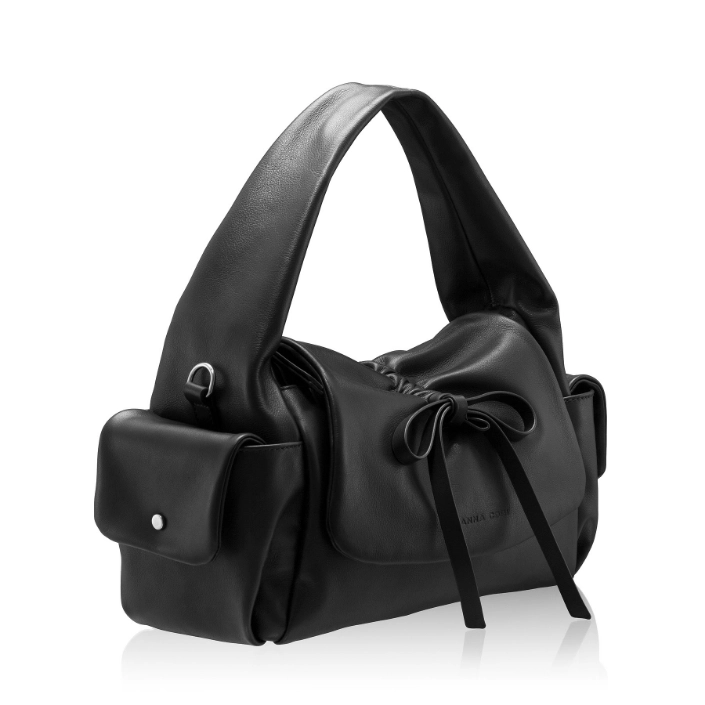 Geanta dama de mana IANA 01 VITELLO NEGRU