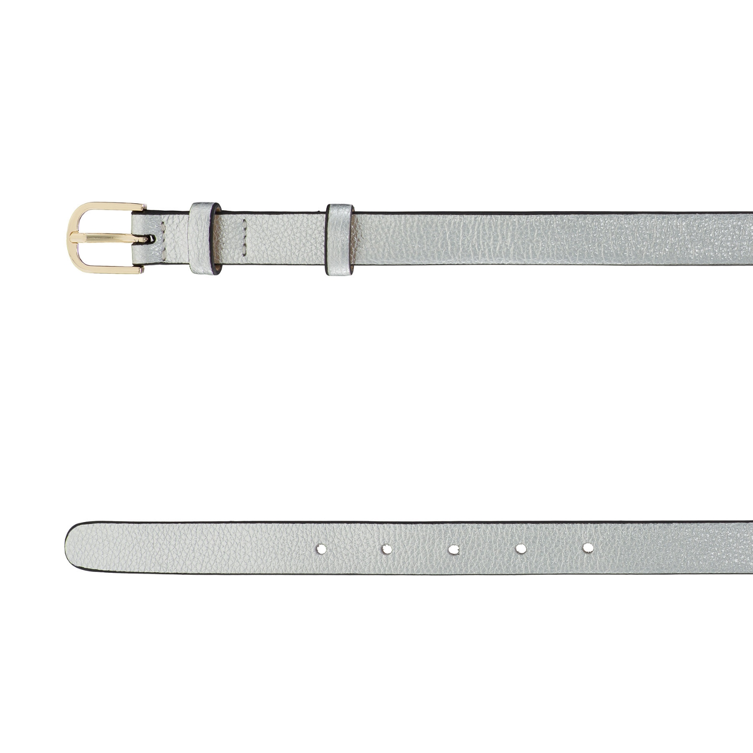 Picture of Women Leather Belt 58 BOTTALATO ARGENTO