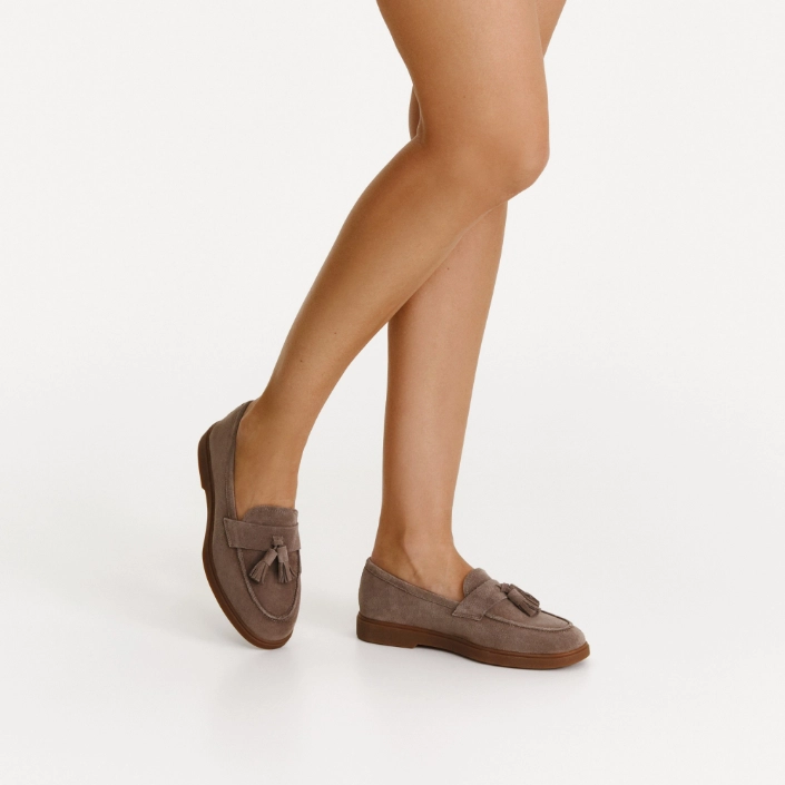 Women Casual Loafers 7517 Crosta Taupe/Ambra