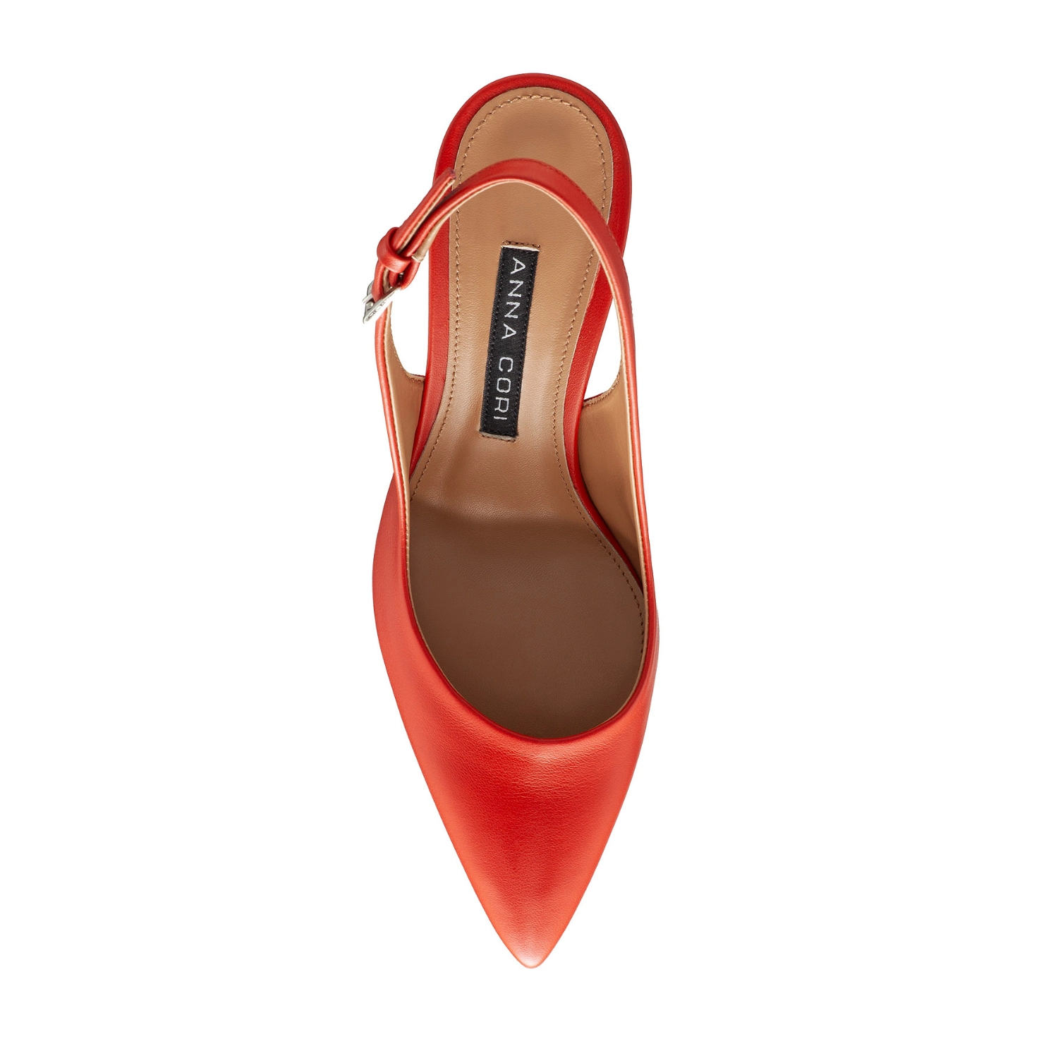 Picture of Mid-heel Slingback Pumps 5728 Vitello Orange