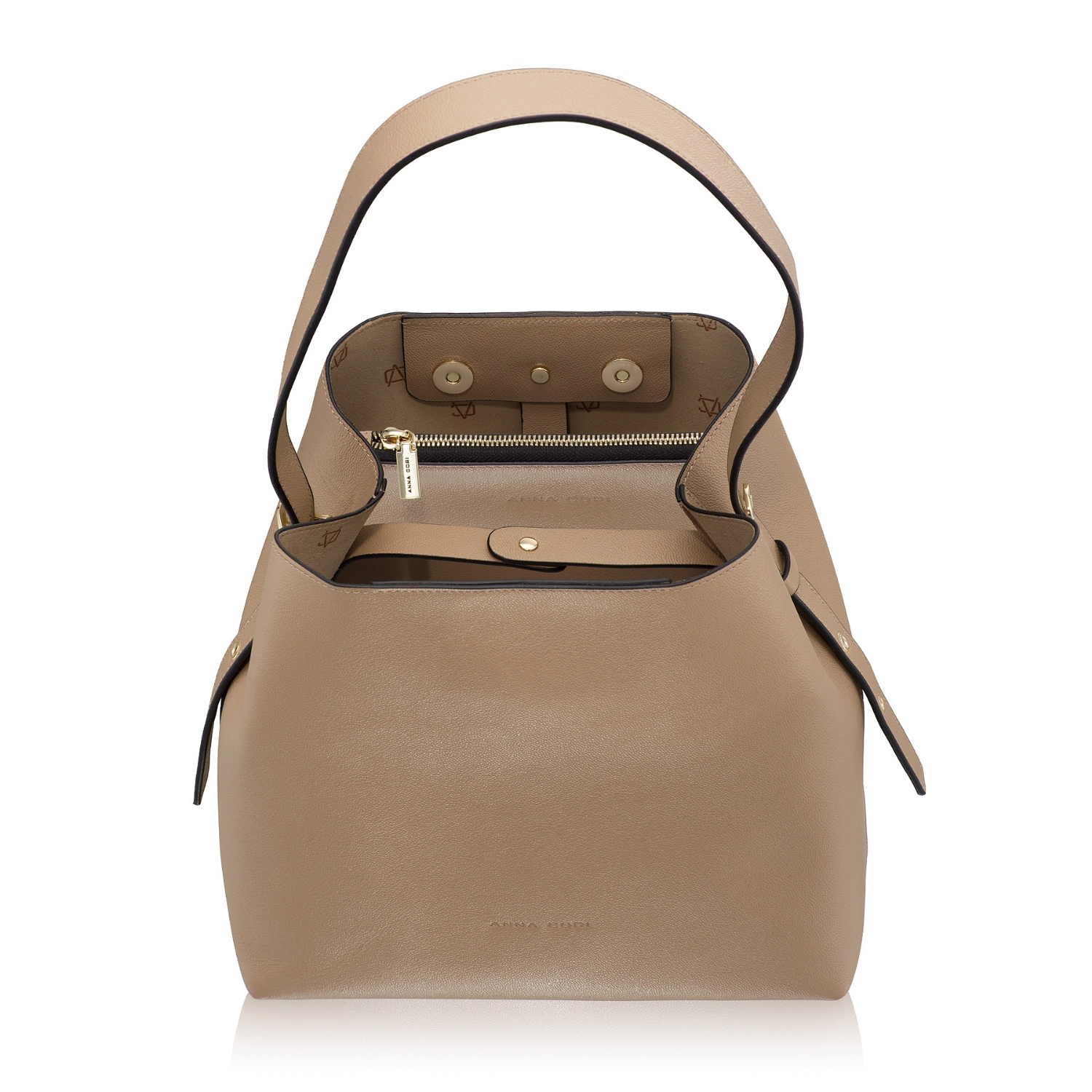 Imagine Geanta Dama de Umar RIANA VITELLO STAMP BEJ