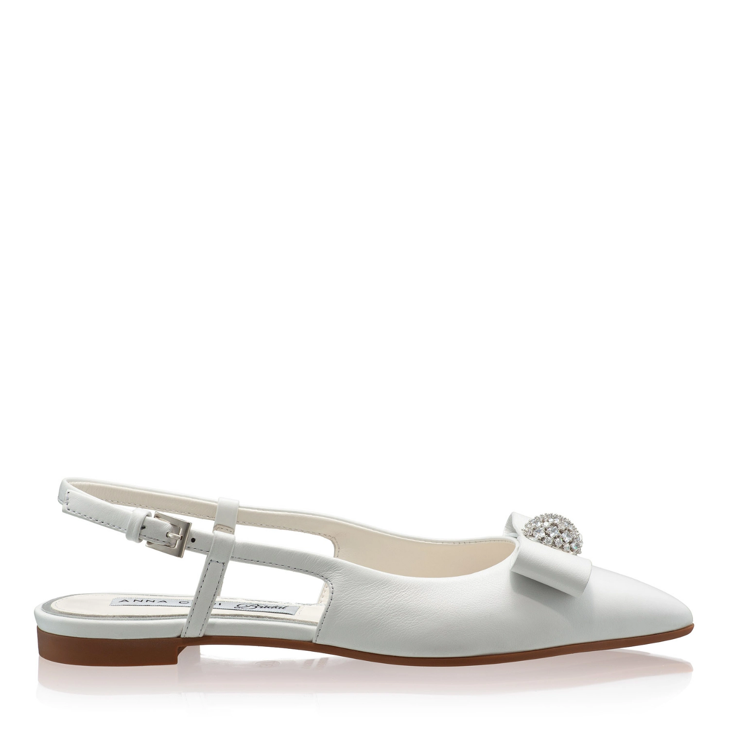 Picture of Women's Ballerinas 8396 Vitello White