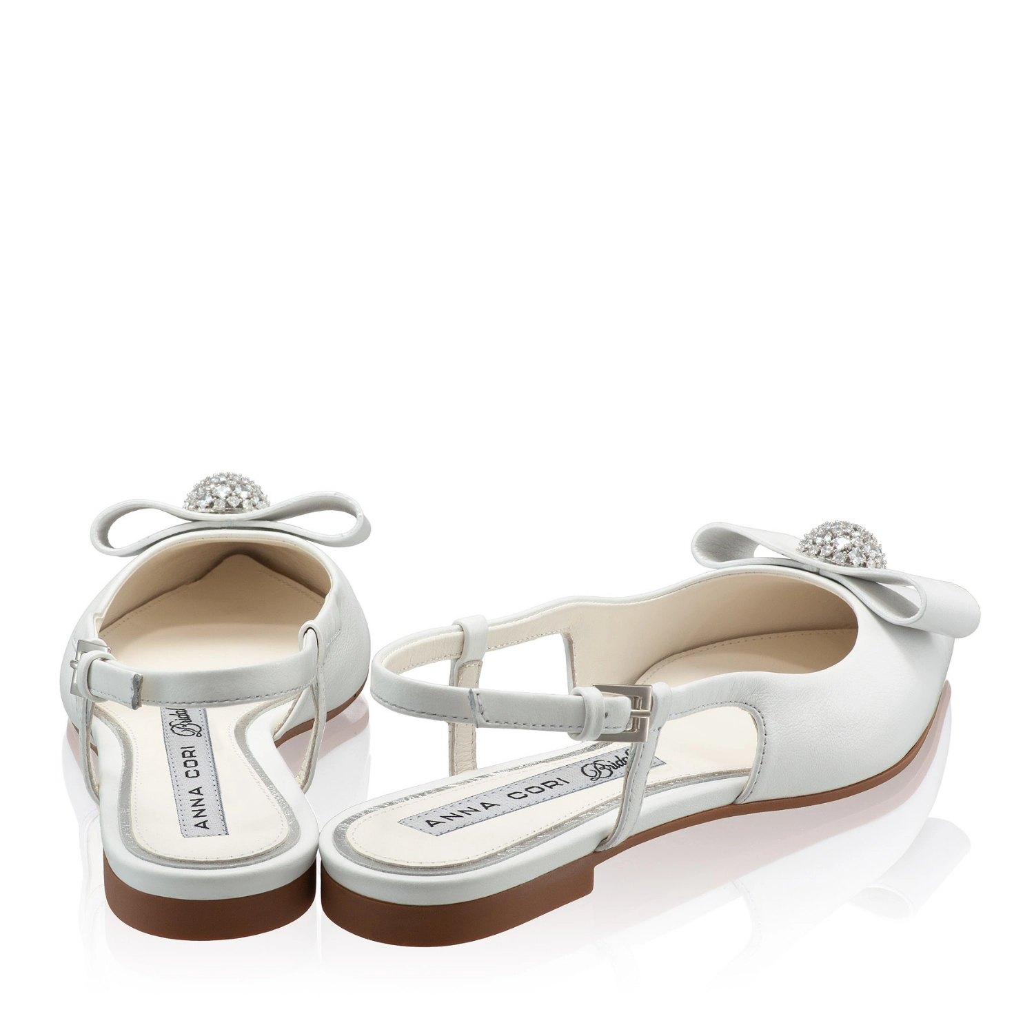 Picture of Women's Ballerinas 8396 Vitello White