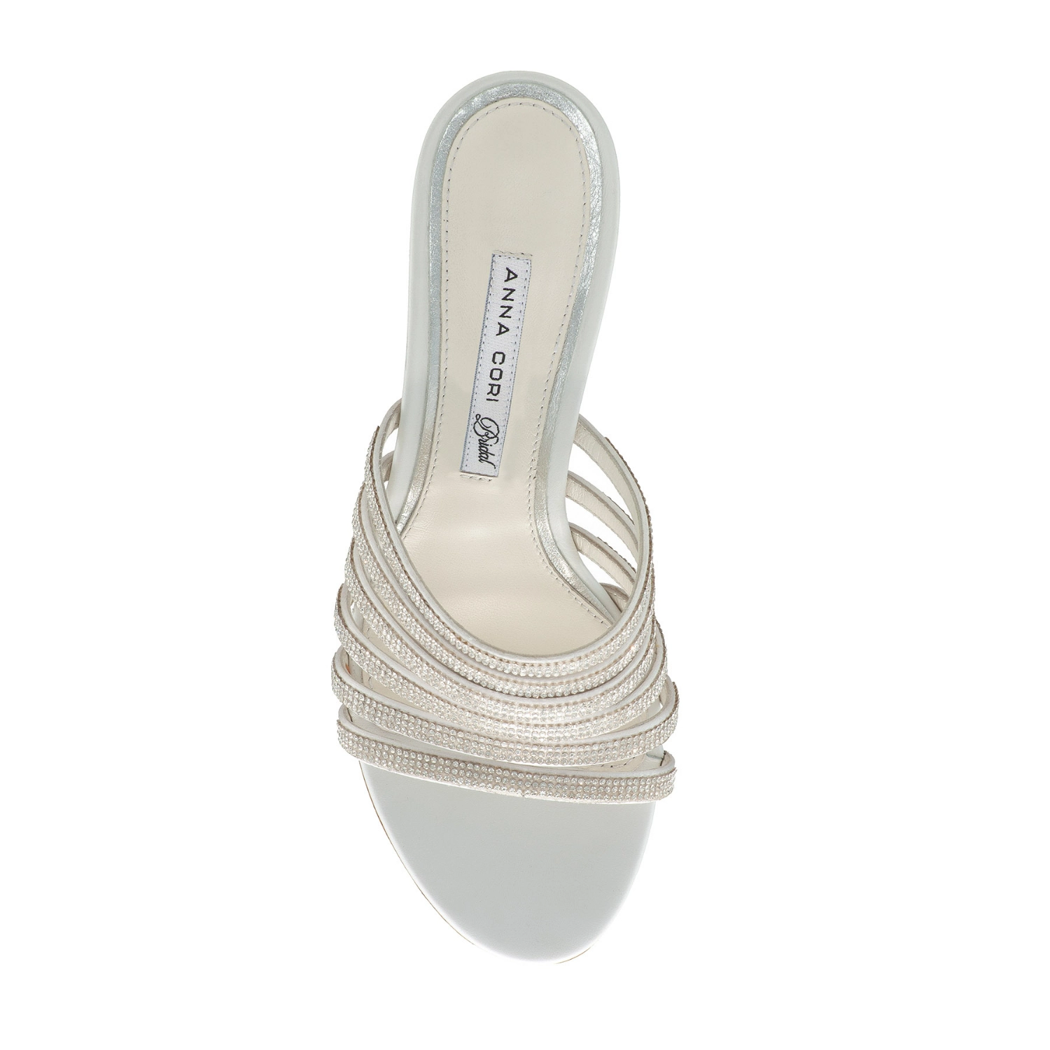 Picture of Women Leather Mules 8341 Vitello White