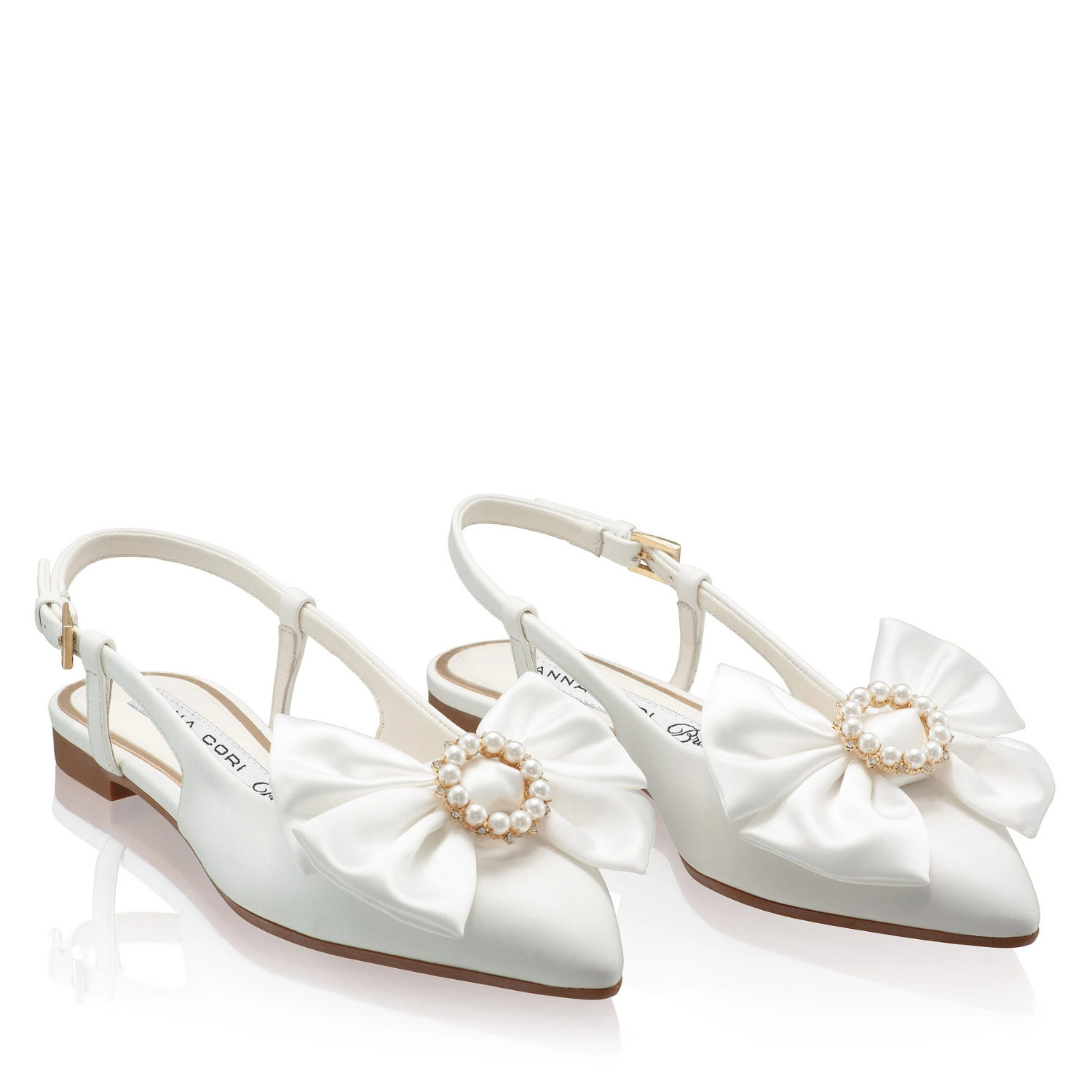 Picture of Women's Ballerinas 8343 Vitello White