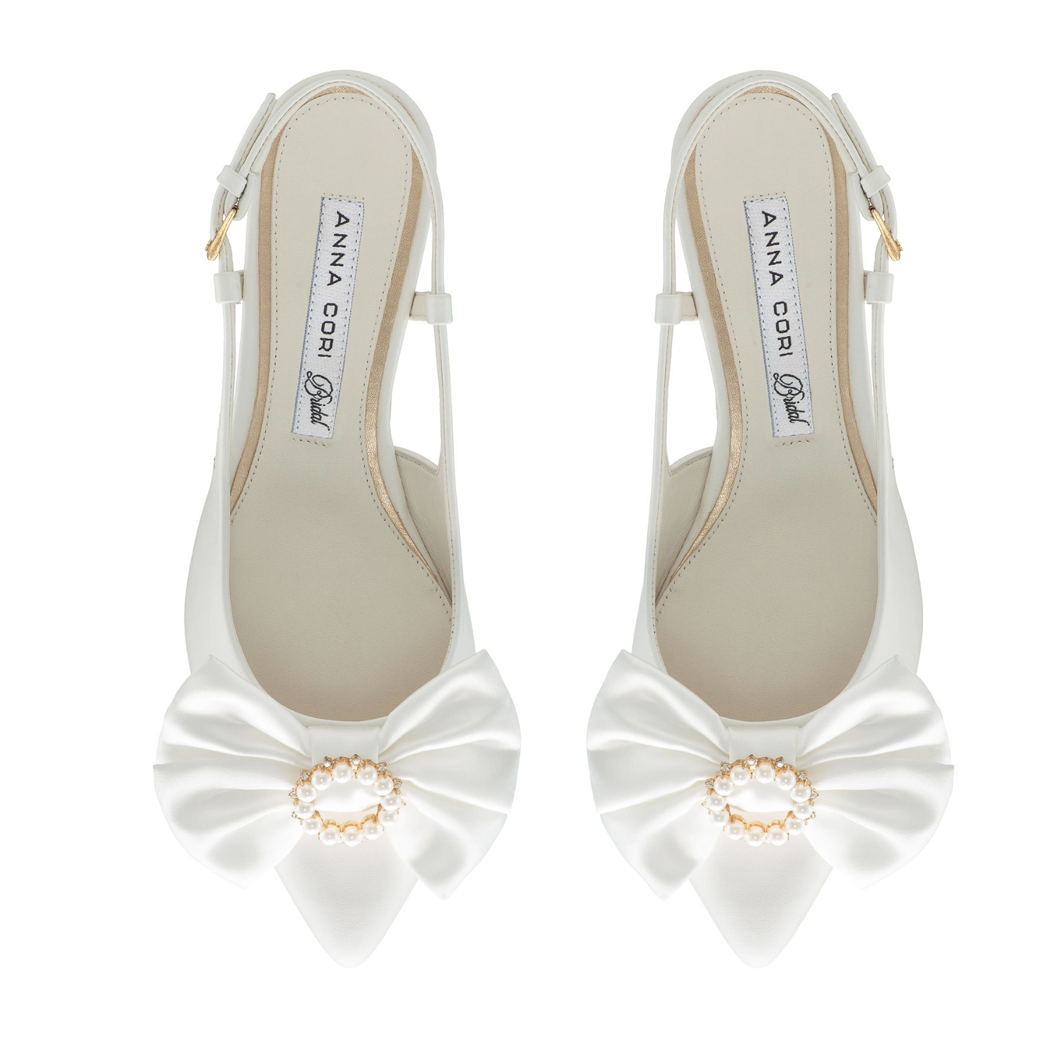 Picture of Women's Ballerinas 8343 Vitello White