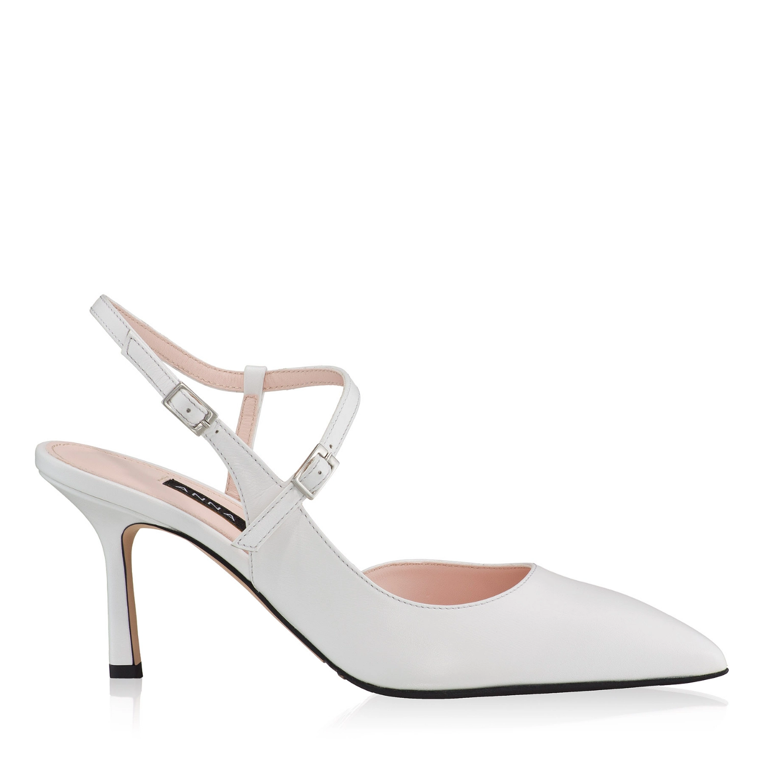 Imagine Pantofi Decupati Dama 8460 Vitello Alb