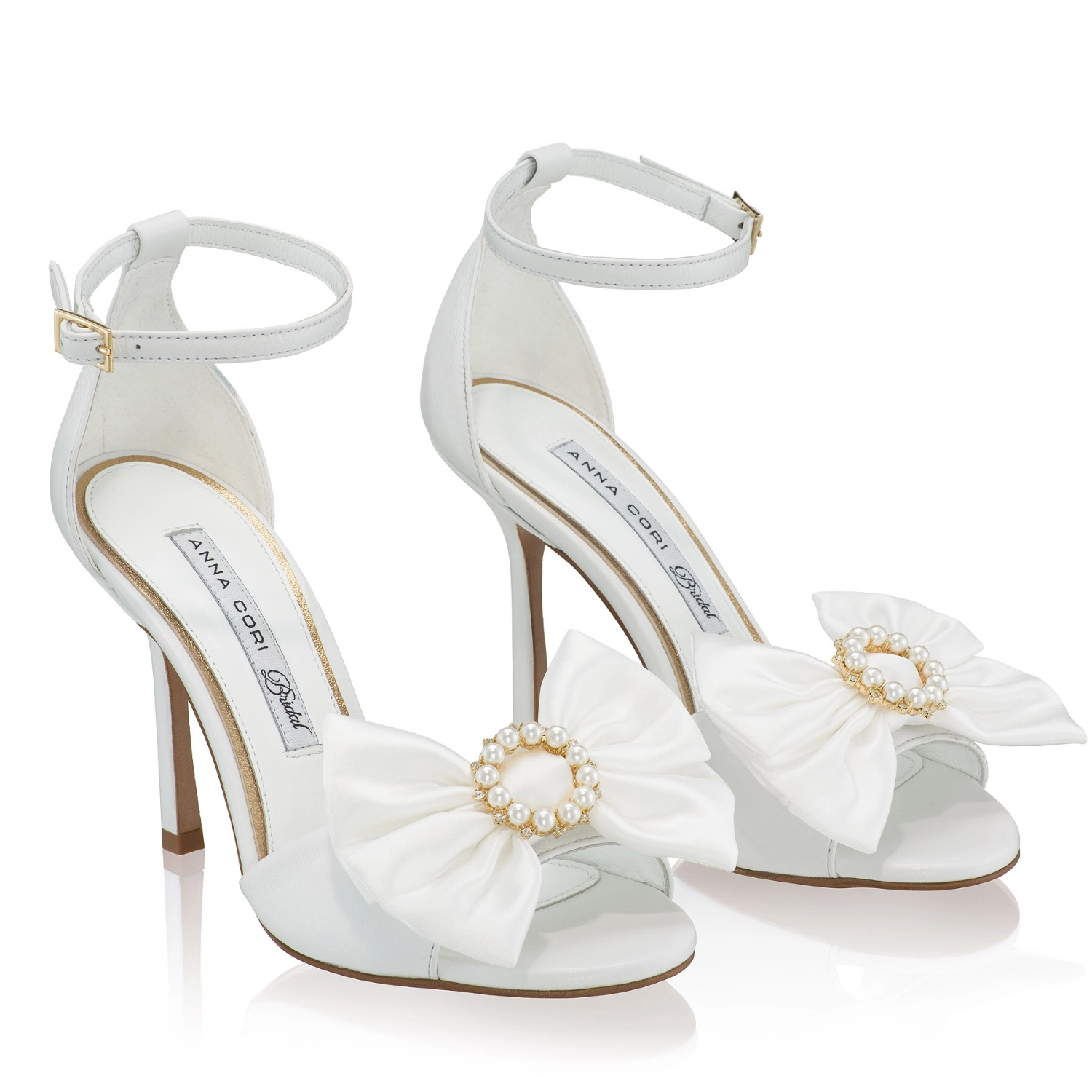 Picture of Bridal Leather Sandals 8441 Vitello White