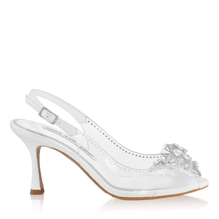 Imagine Sandale Dama 8322 Vitello Alb+Vinile