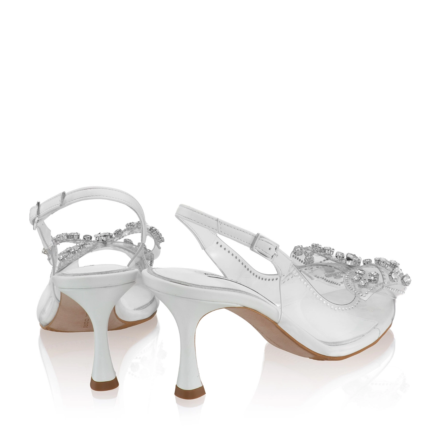 Imagine Sandale Dama 8322 Vitello Alb+Vinile