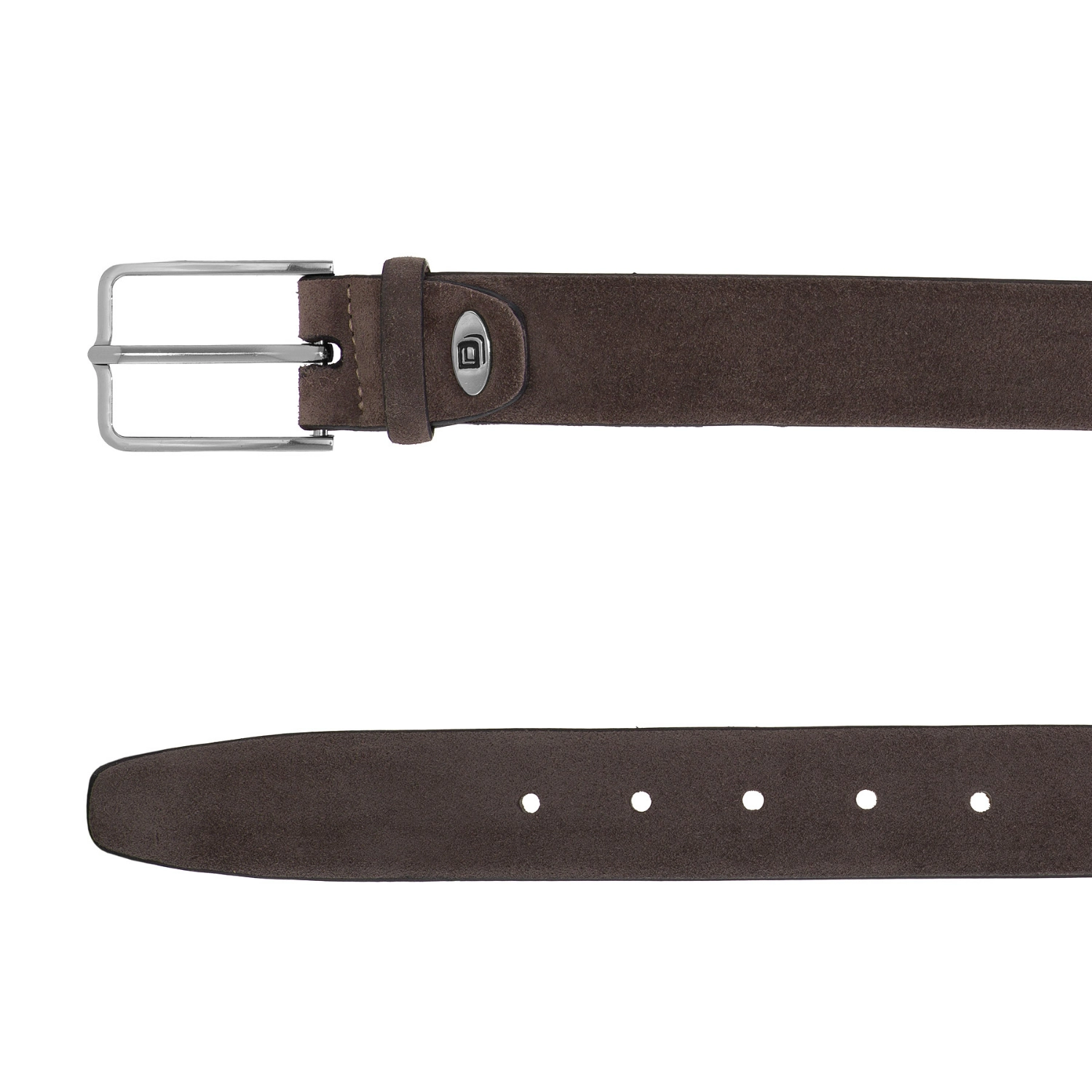 Picture of Men Suede Leather belt 85 CROSTA TAUPE