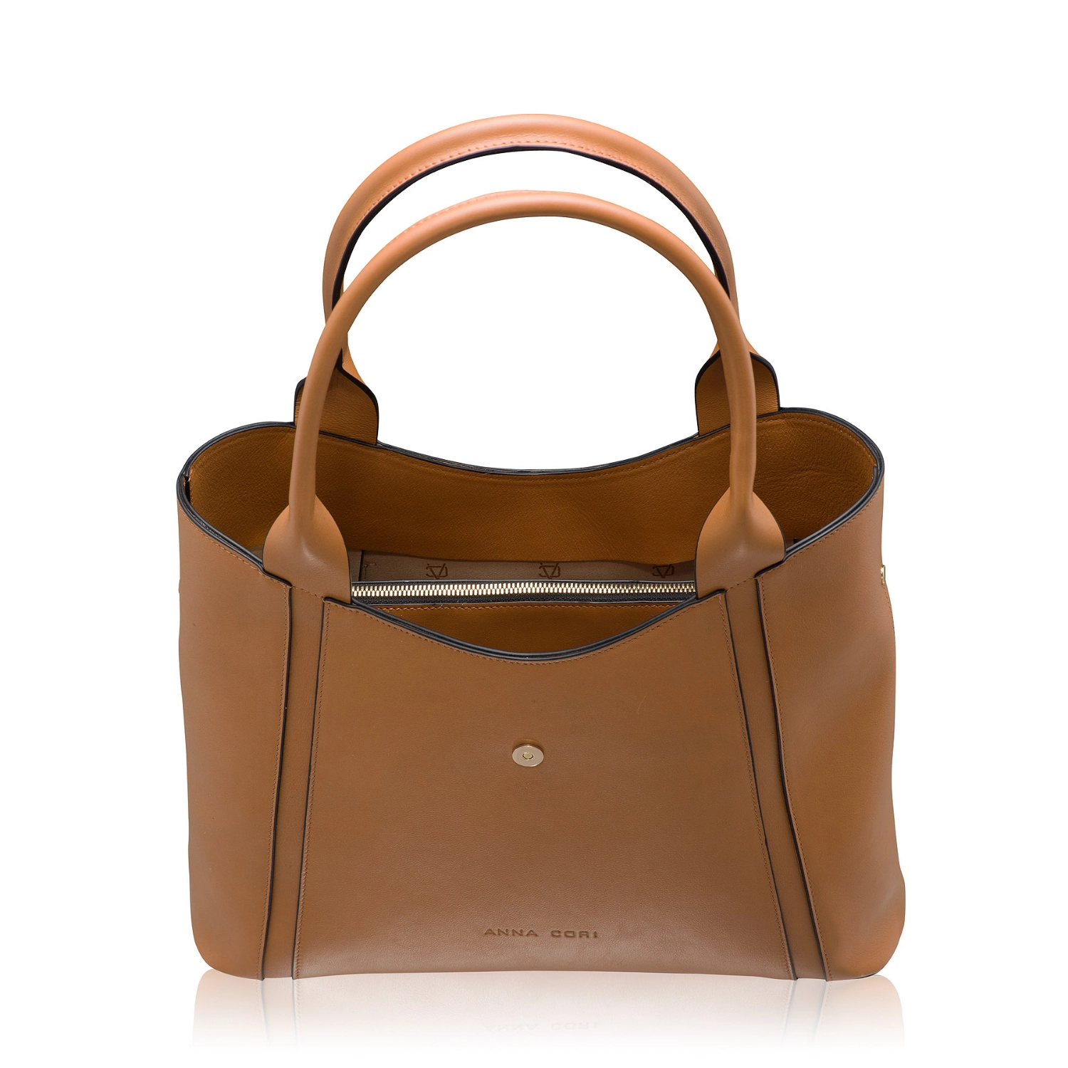 Imagine Geanta dama de umar GOLDA 02 VITELLO CAMEL