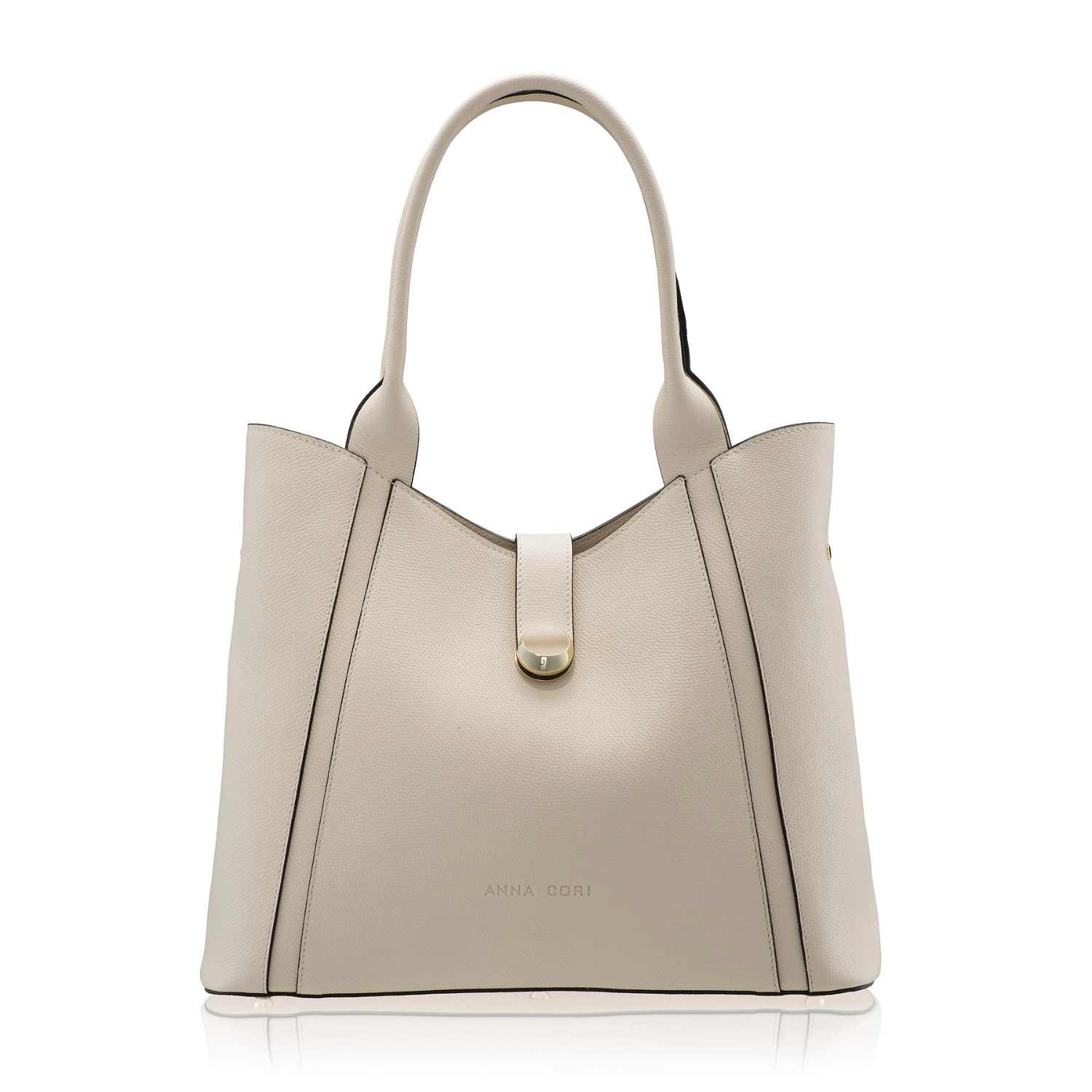 Imagine Geanta dama de umar GOLDA 02 VITELLO STAMP PANNA