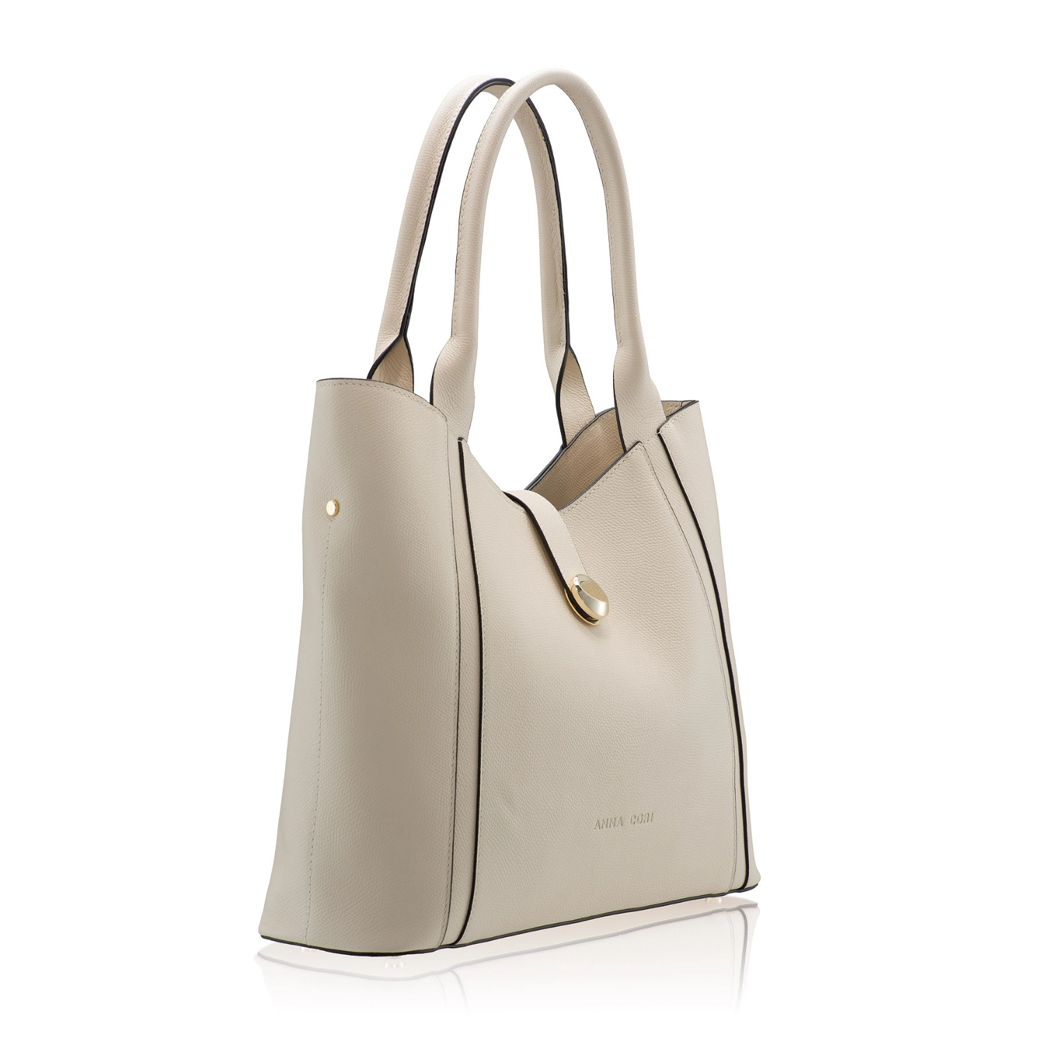 Imagine Geanta dama de umar GOLDA 02 VITELLO STAMP PANNA