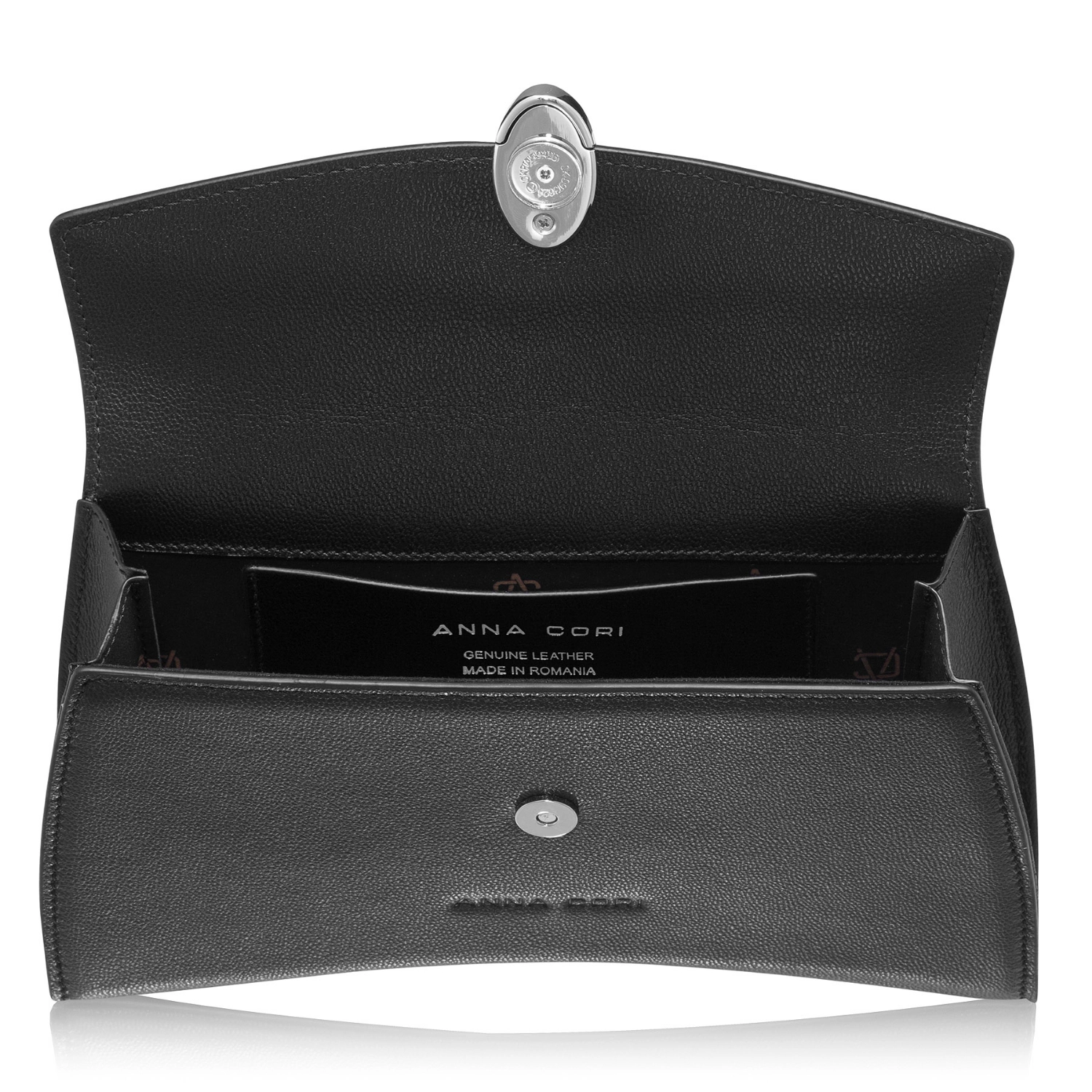 Imagine Geanta dama de umar LIORA 03 VITELLO STAMP NEGRU