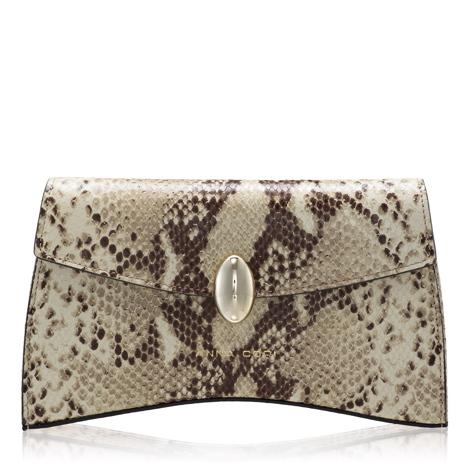 Imagine Geanta dama de umar LIORA 03 PITONE PANNA