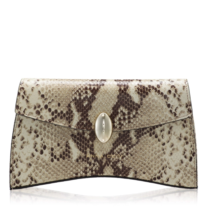 Imagine Geanta dama de umar LIORA 03 PITONE PANNA