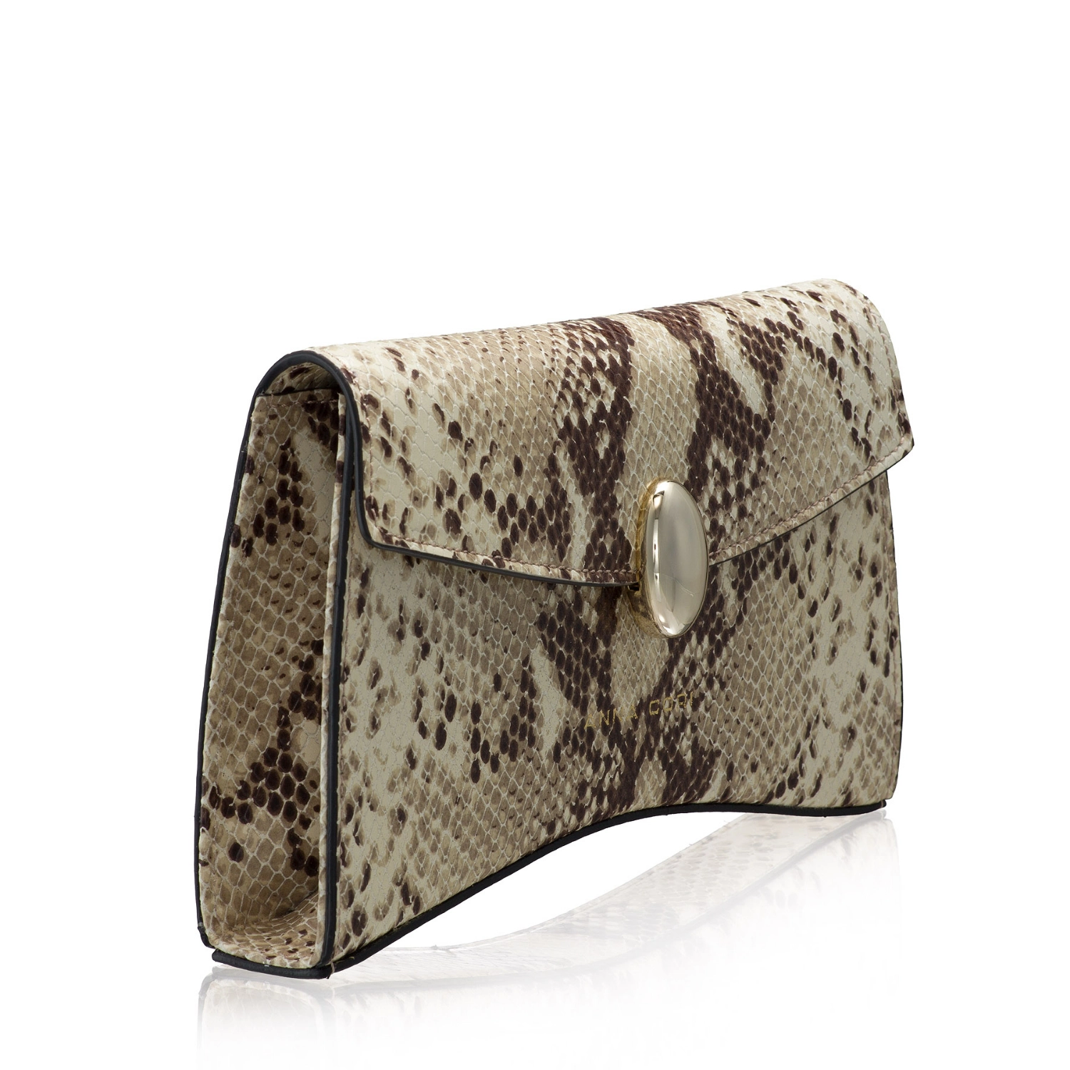 Imagine Geanta dama de umar LIORA 03 PITONE PANNA