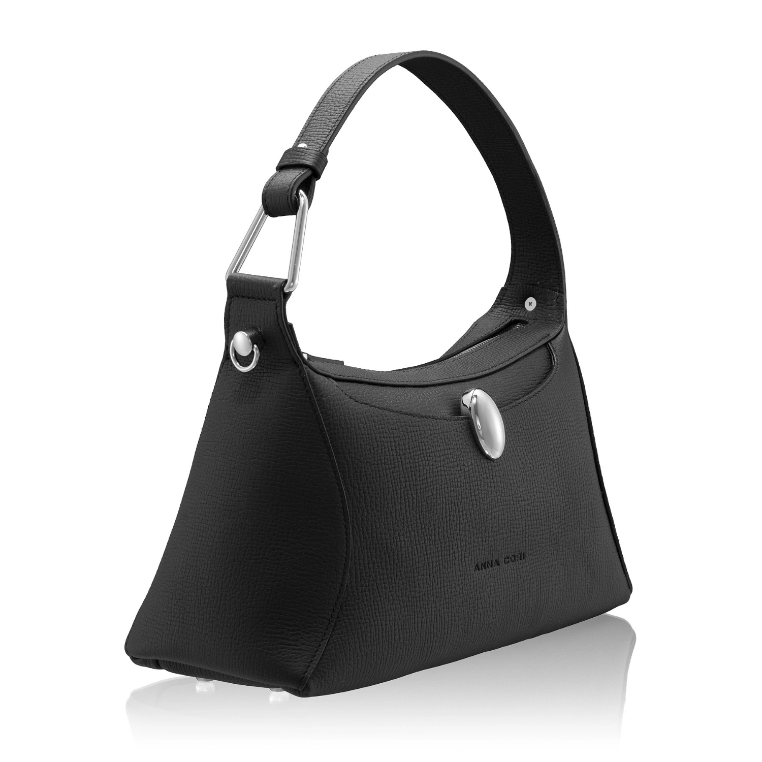 Imagine Geanta dama de Mana LIORA 01 BOTTALATO NEGRU