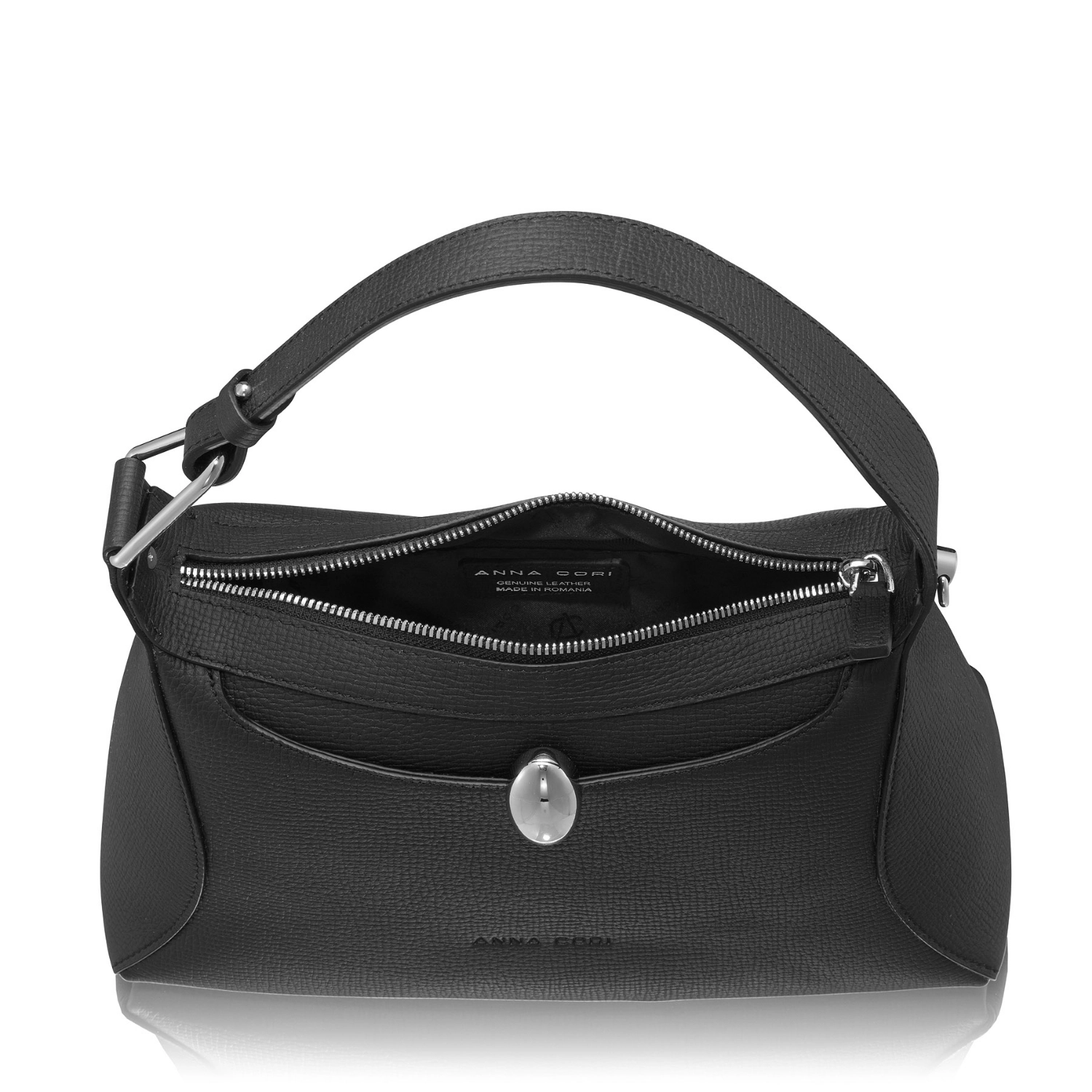 Imagine Geanta dama de Mana LIORA 01 BOTTALATO NEGRU