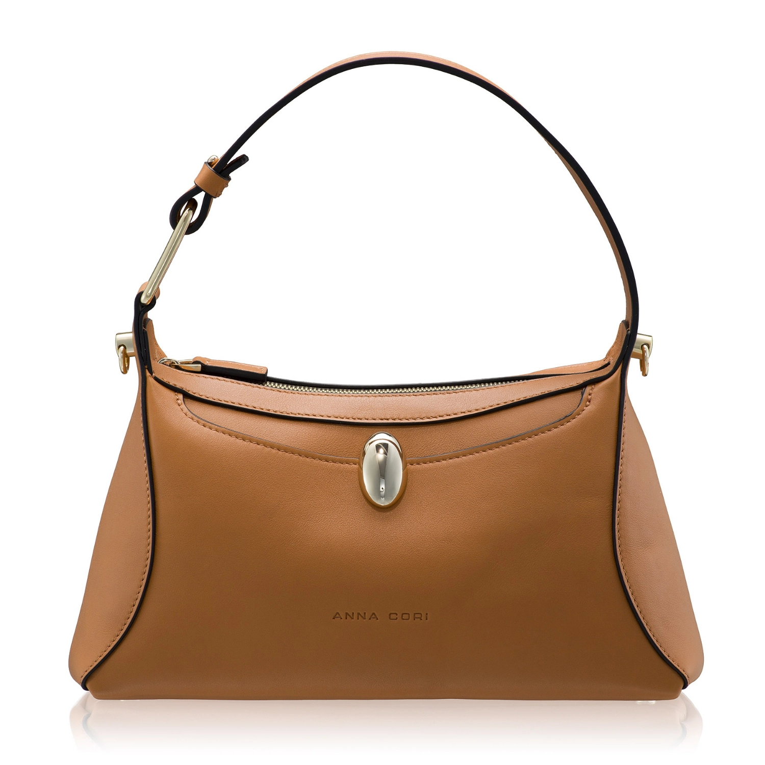 Imagine Geanta dama de Mana LIORA 01 VITELLO CAMEL