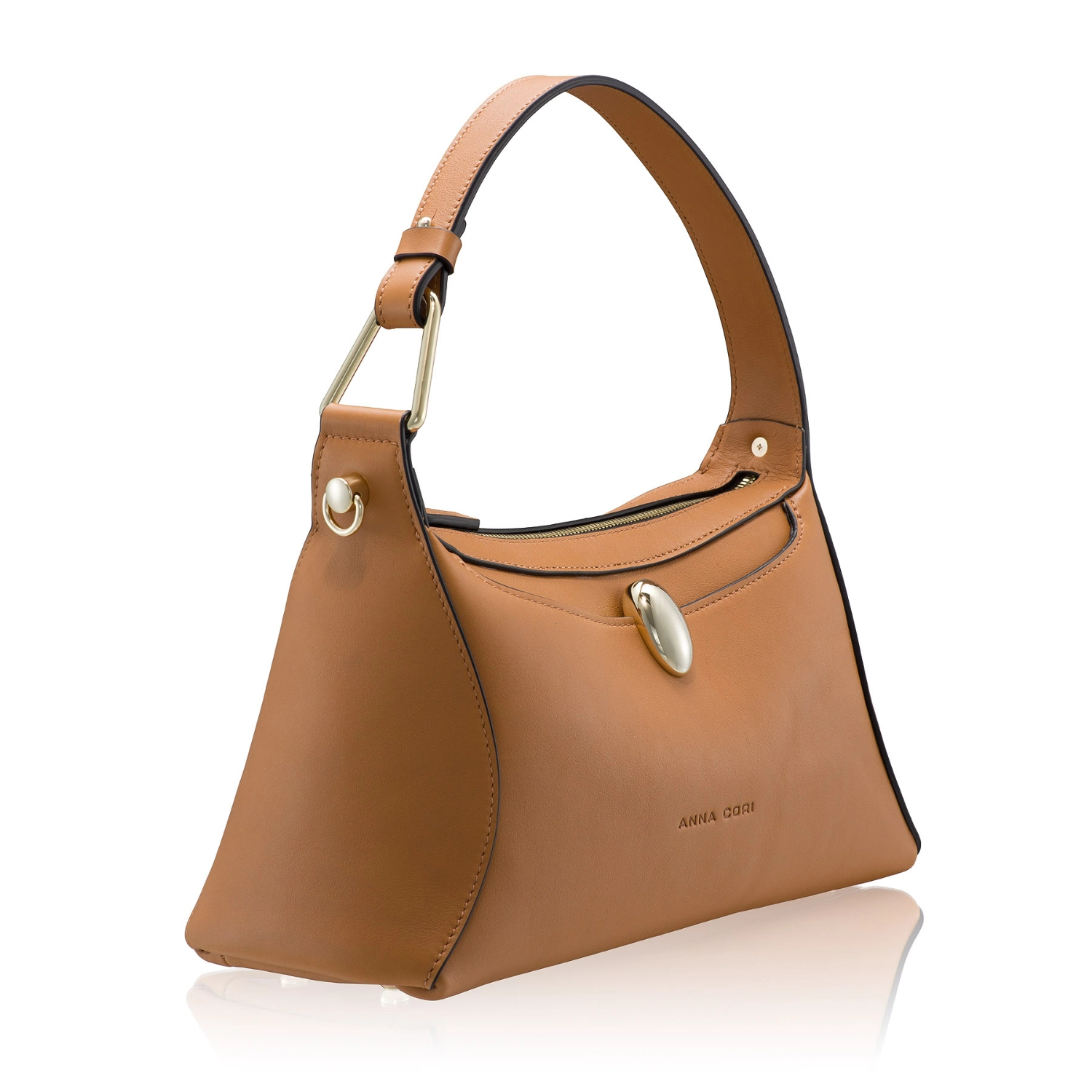 Imagine Geanta dama de Mana LIORA 01 VITELLO CAMEL