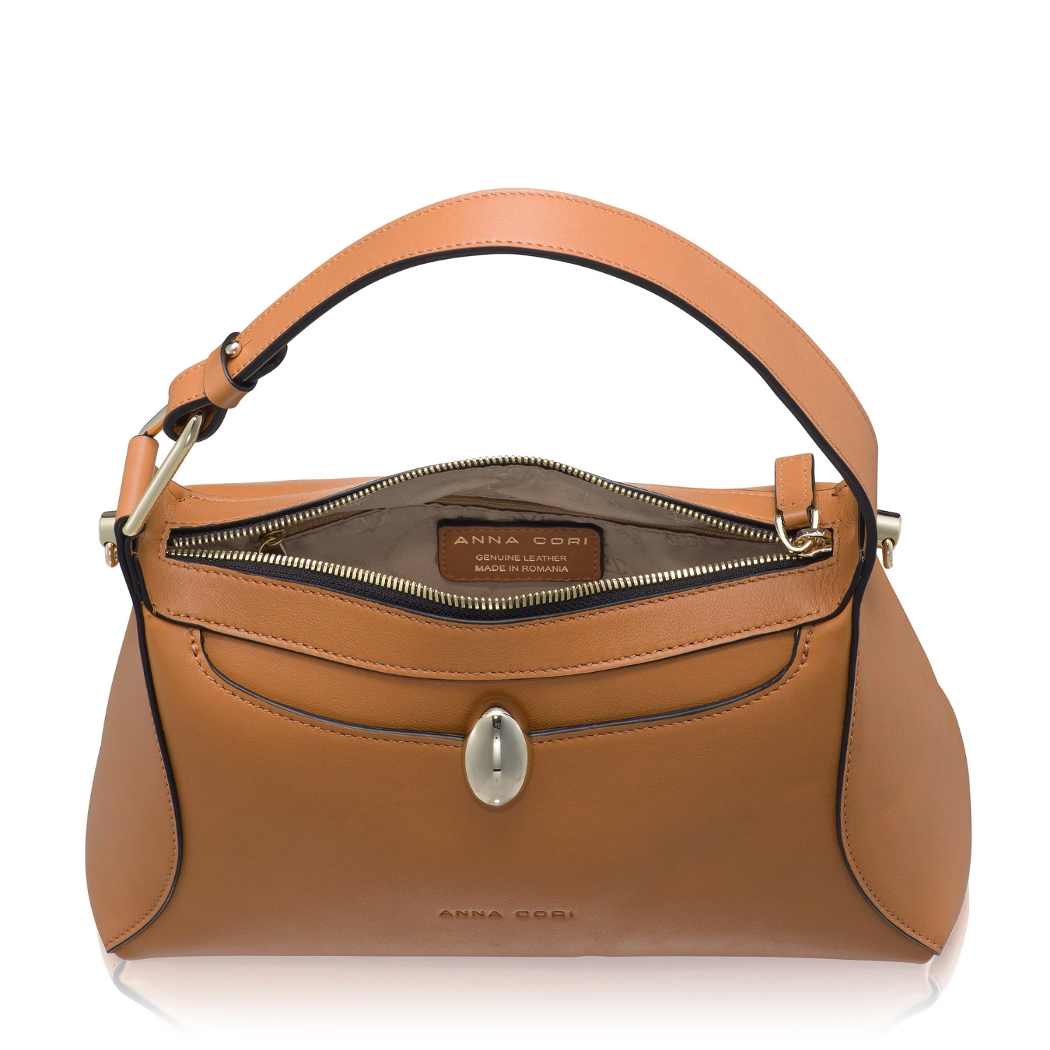 Imagine Geanta dama de Mana LIORA 01 VITELLO CAMEL