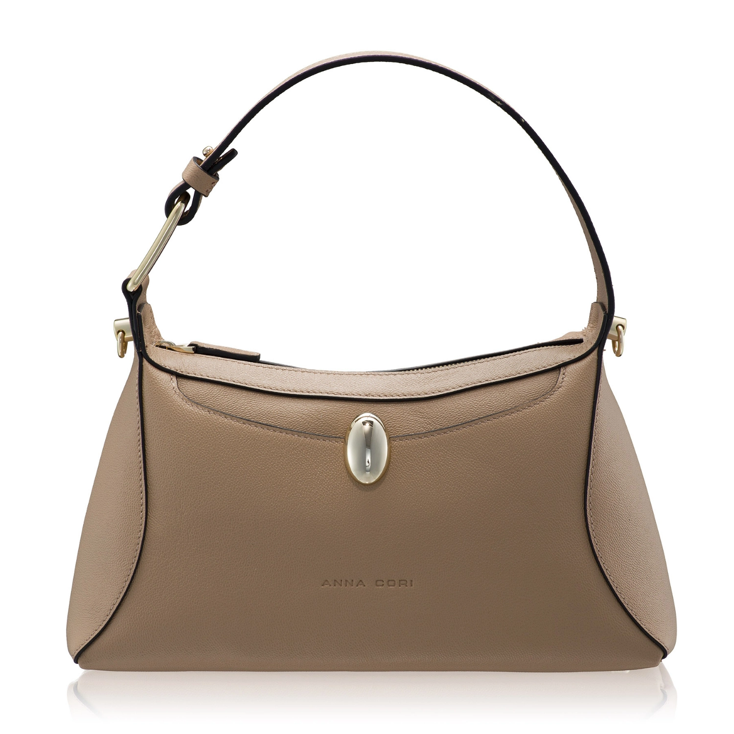 Picture of Women Leather Handbag LIORA 01 VITELLO STAMP BEIGE