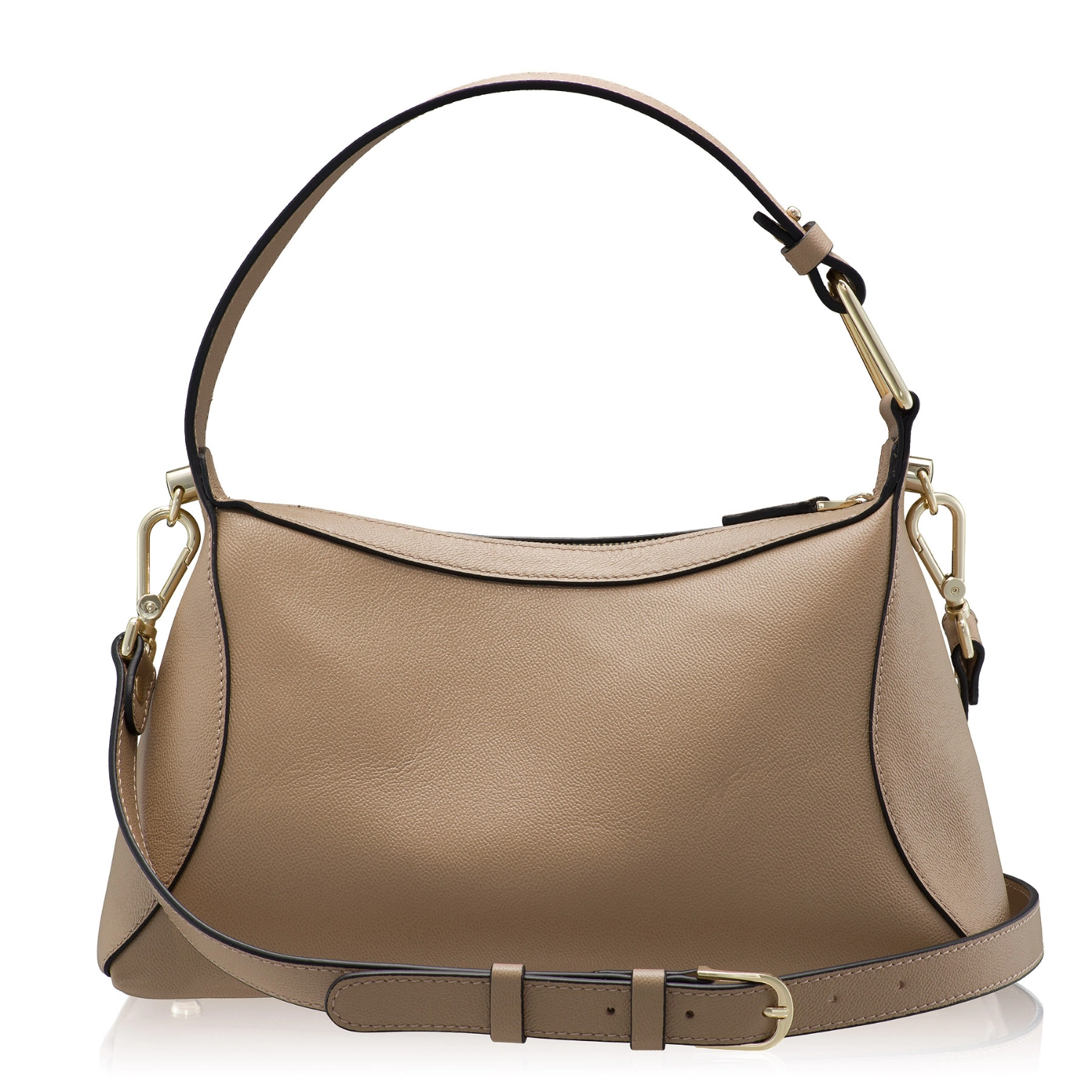 Picture of Women Leather Handbag LIORA 01 VITELLO STAMP BEIGE