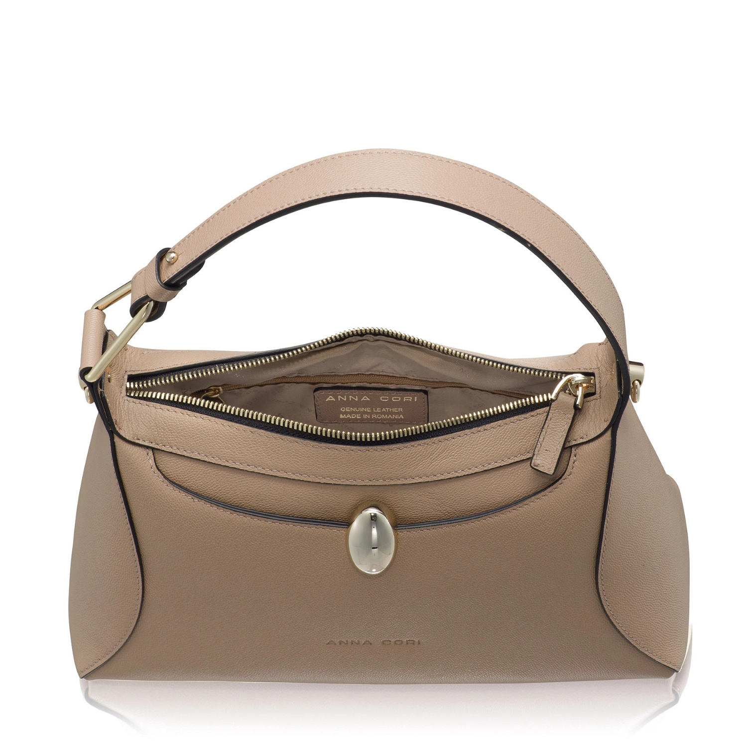 Picture of Women Leather Handbag LIORA 01 VITELLO STAMP BEIGE